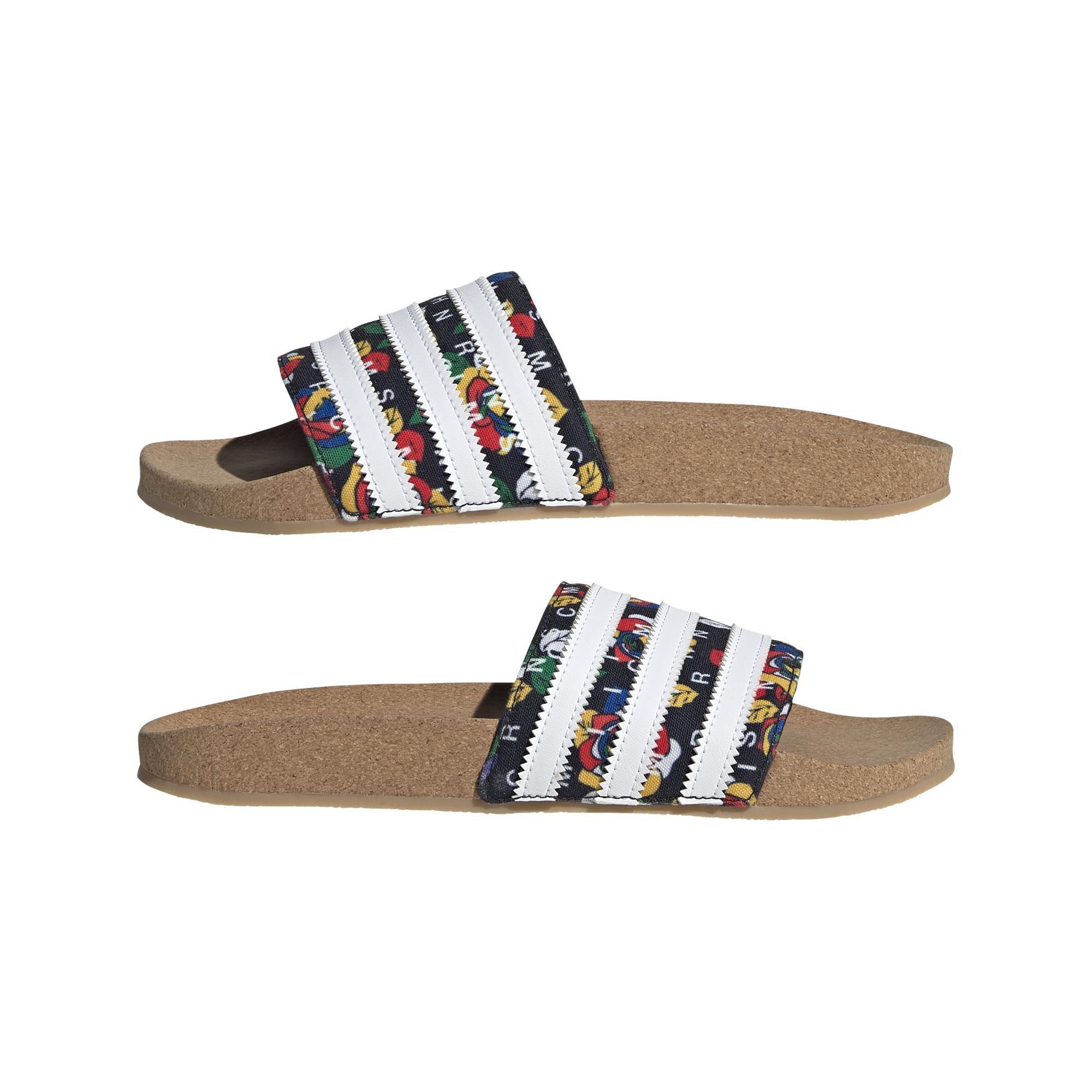 Women Rich Mnisi Adilette Slides, Black, A901_ONE, large image number 20