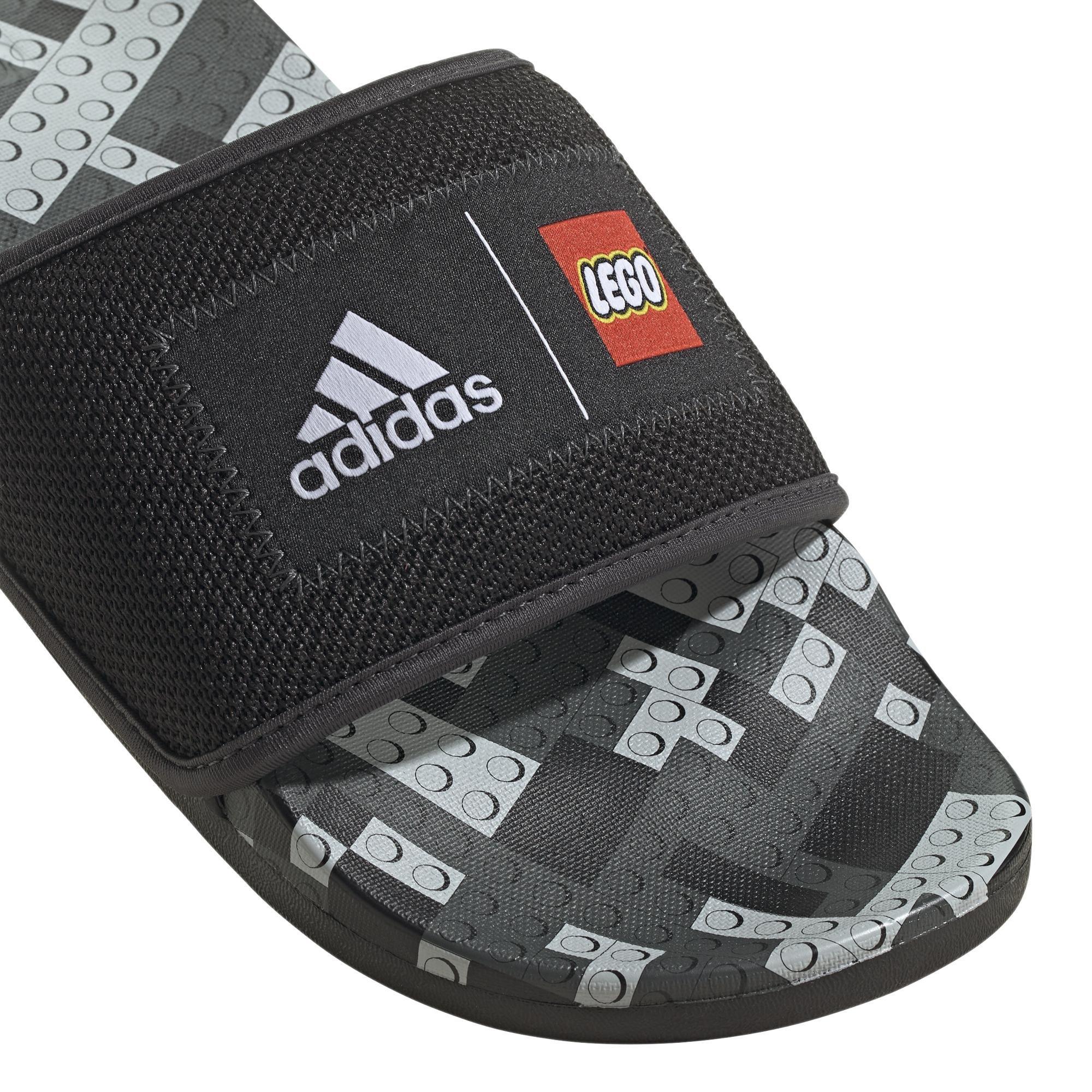 Unisex Adilette Comfort X Lego Slides, Black, A901_ONE, large image number 6