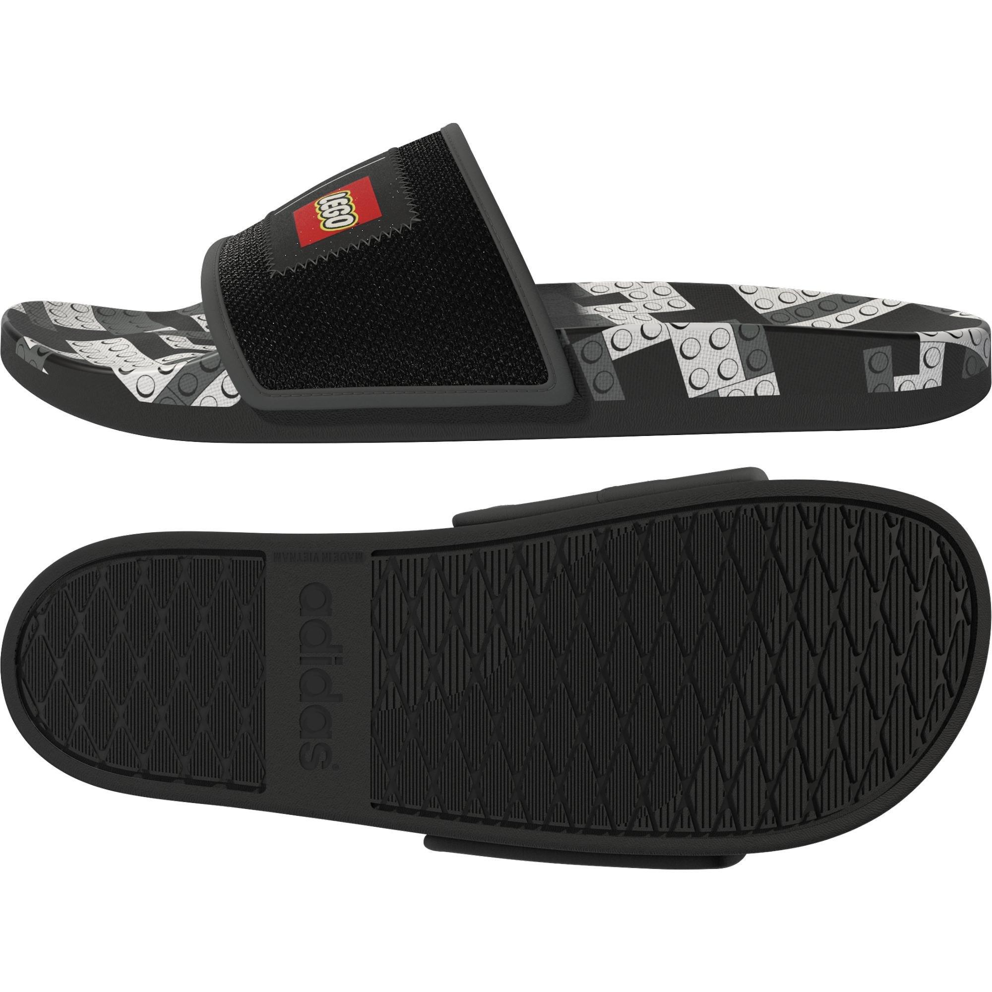 Unisex Adilette Comfort X Lego Slides, Black, A901_ONE, large image number 15