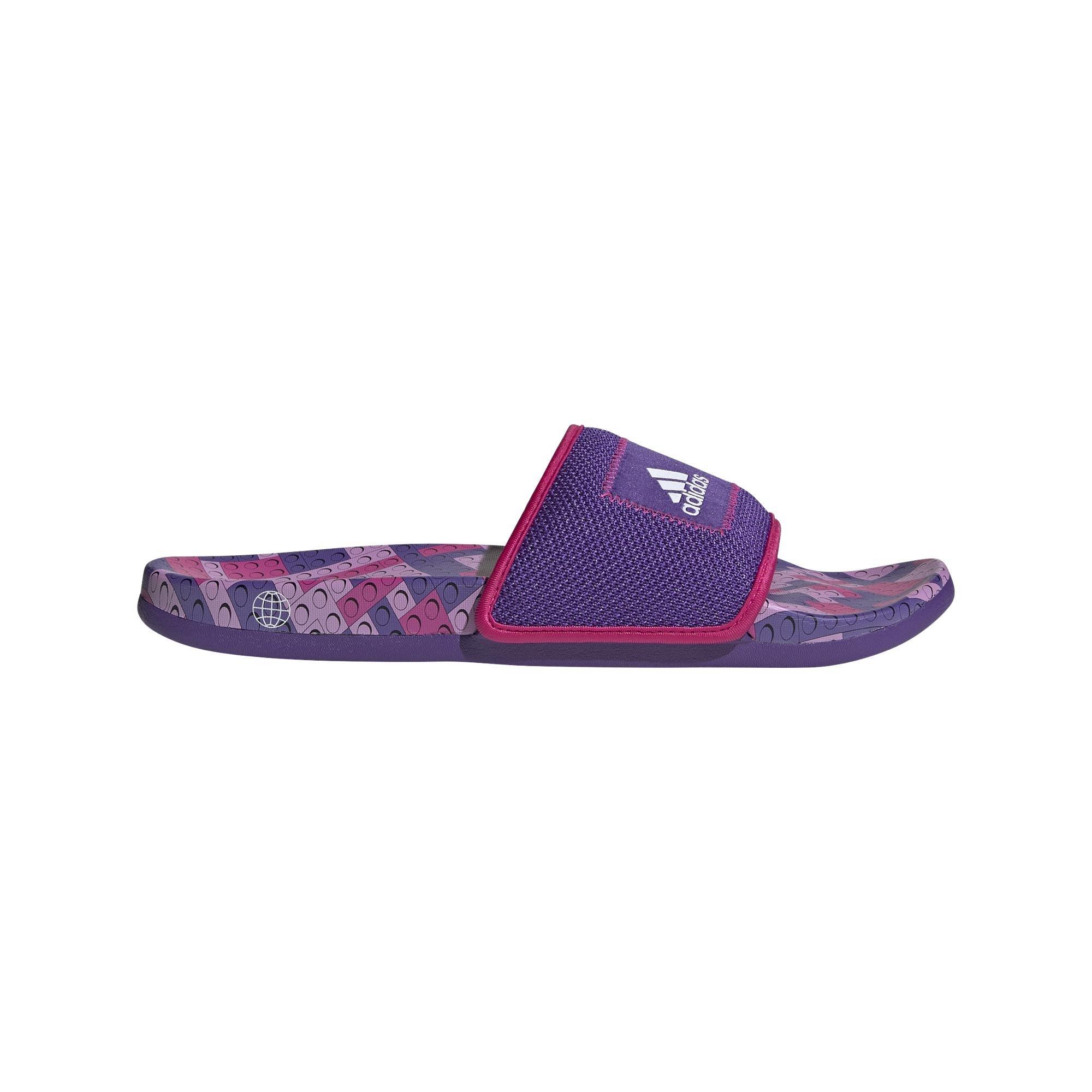 Unisex Adilette Comfort X Lego Slides, Purple, A901_ONE, large image number 0