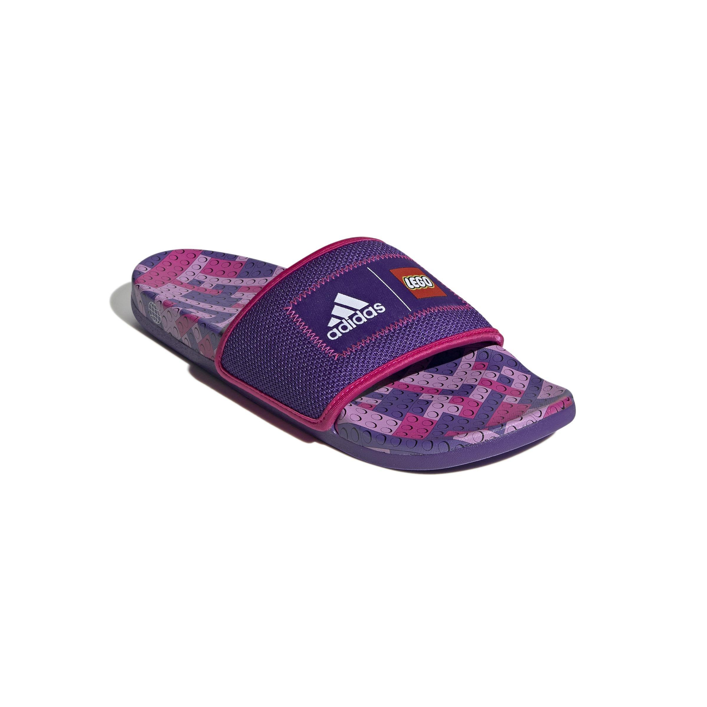 Unisex Adilette Comfort X Lego Slides, Purple, A901_ONE, large image number 1