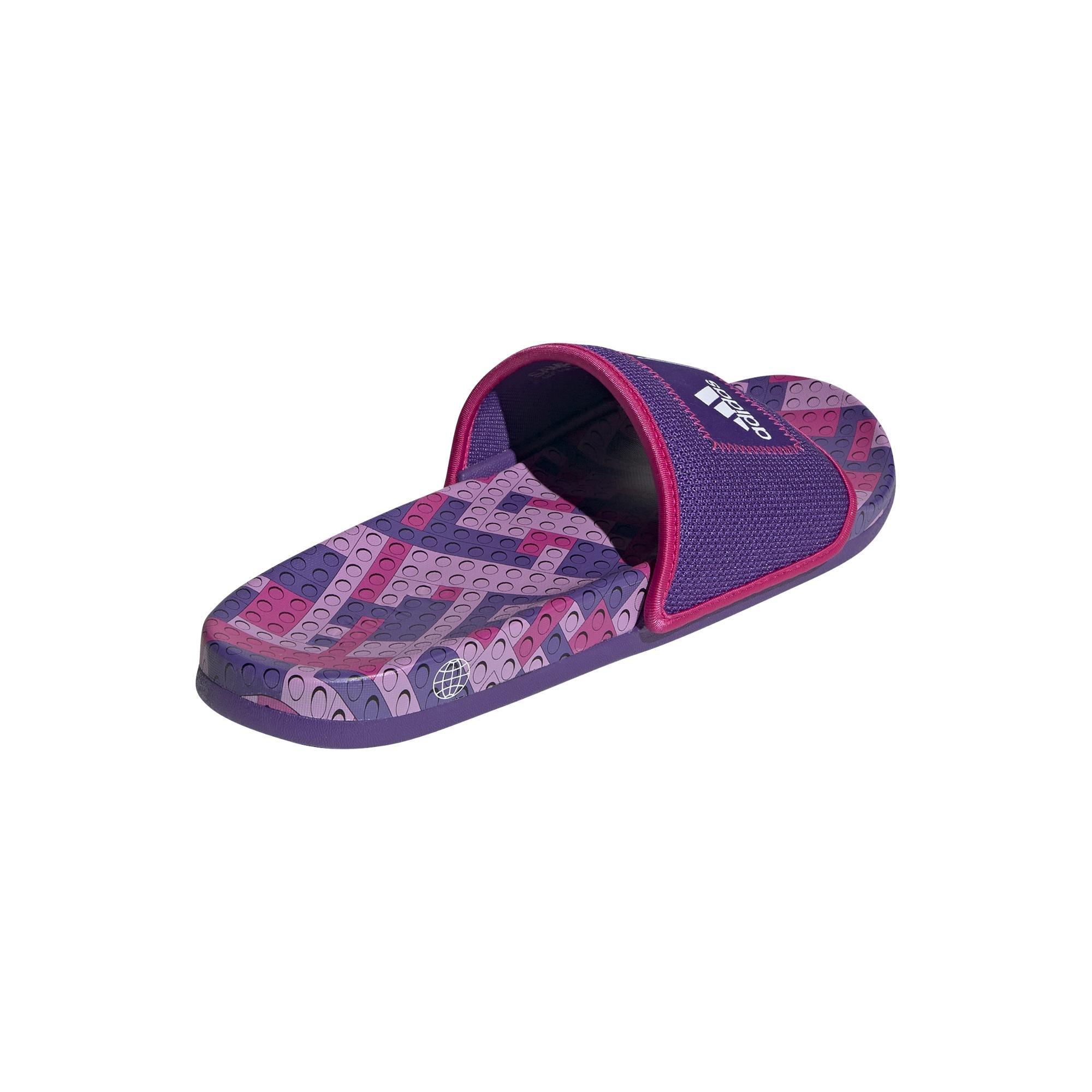 Unisex Adilette Comfort X Lego Slides, Purple, A901_ONE, large image number 3