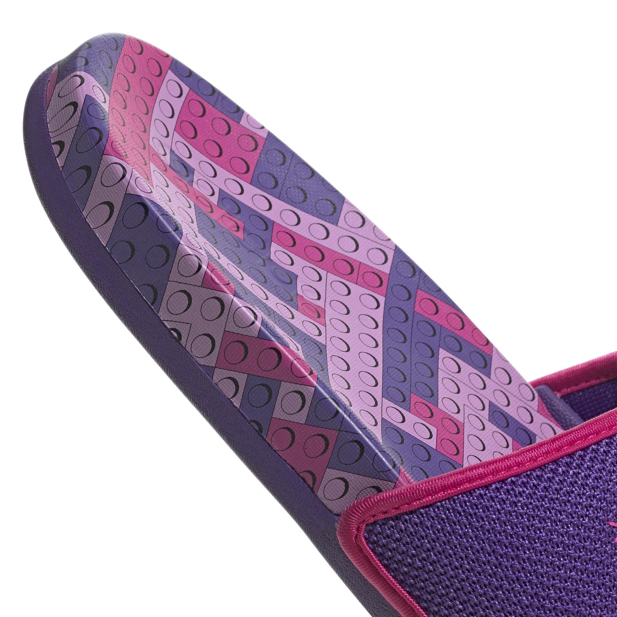 Unisex Adilette Comfort X Lego Slides, Purple, A901_ONE, large image number 7