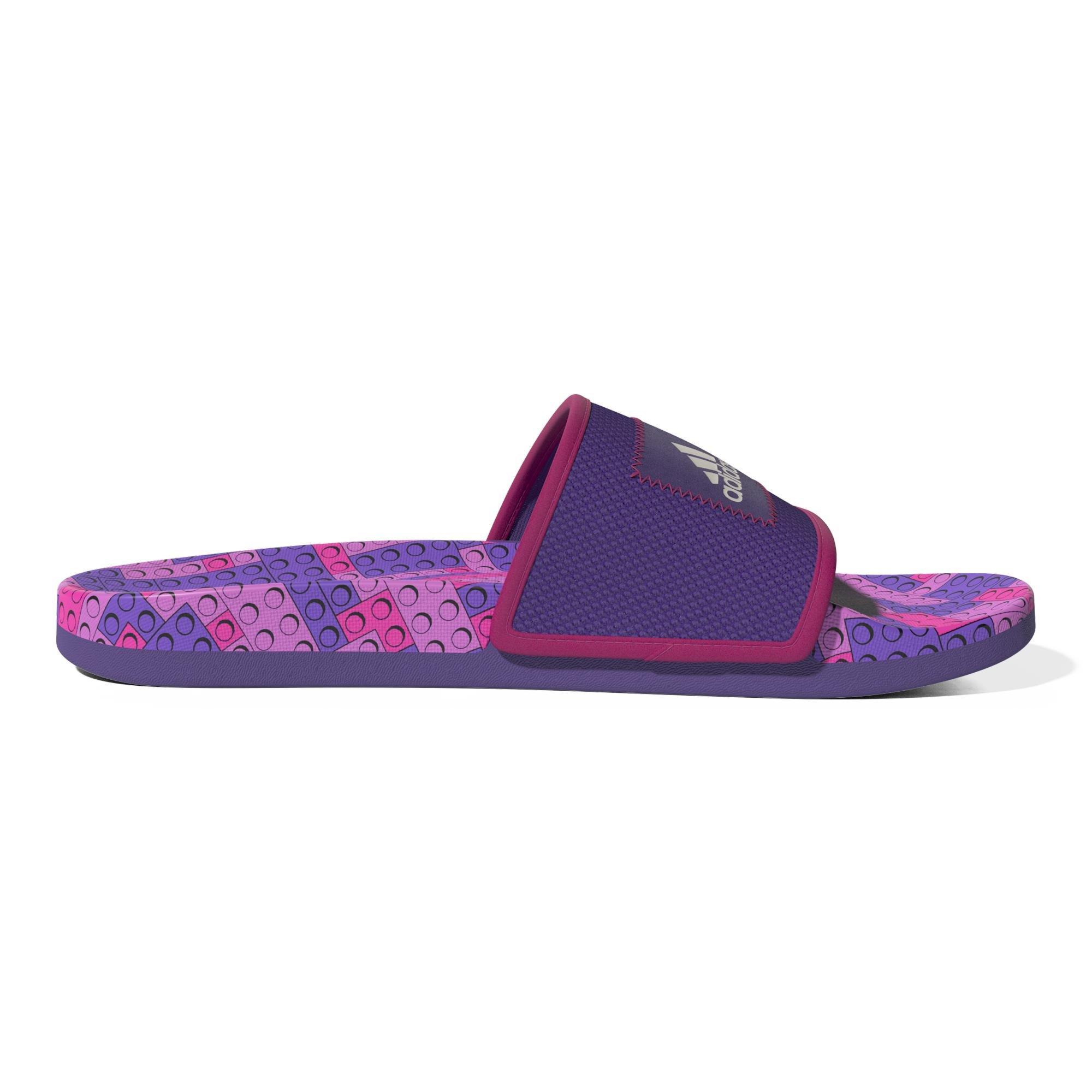 Unisex Adilette Comfort X Lego Slides, Purple, A901_ONE, large image number 13