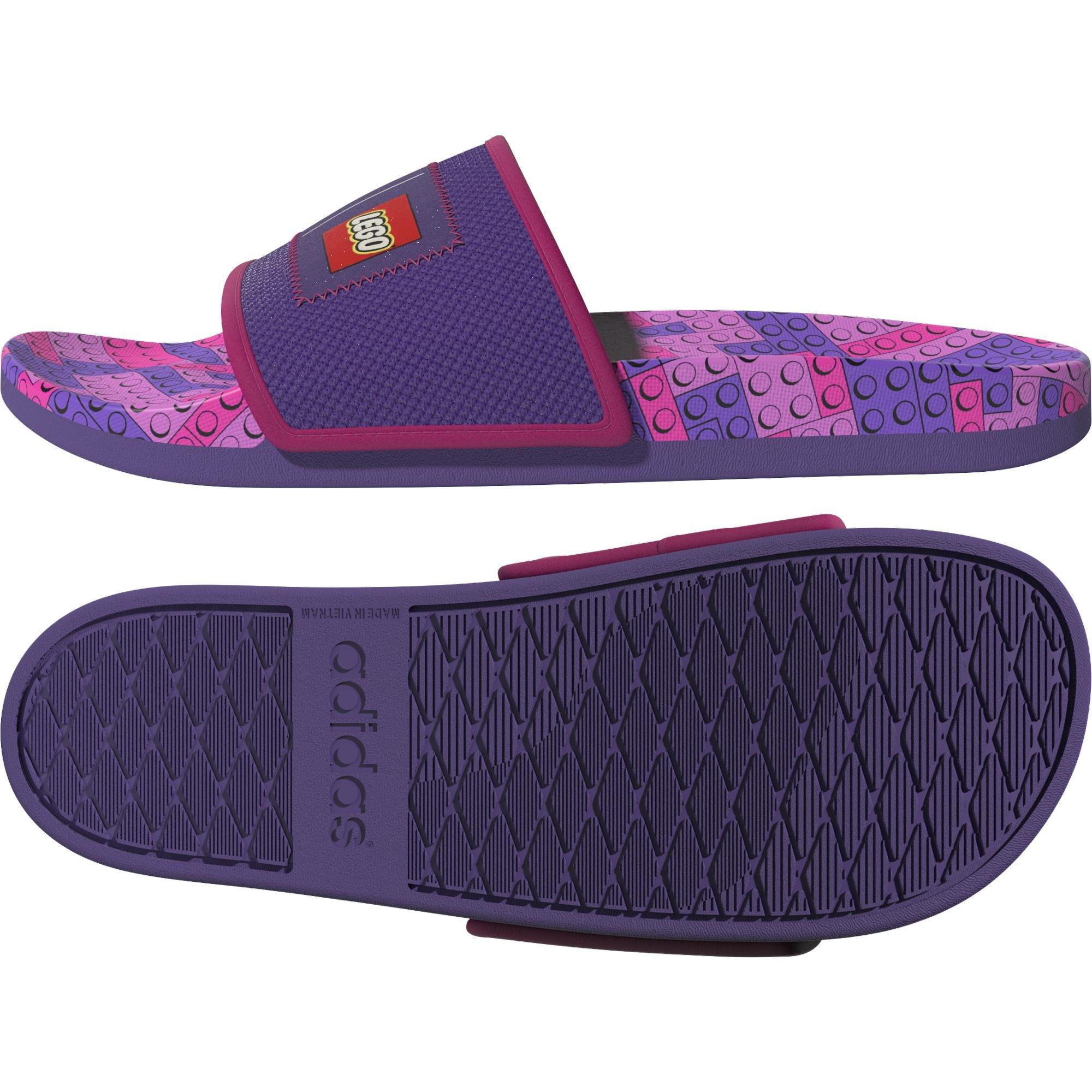 Unisex Adilette Comfort X Lego Slides, Purple, A901_ONE, large image number 14