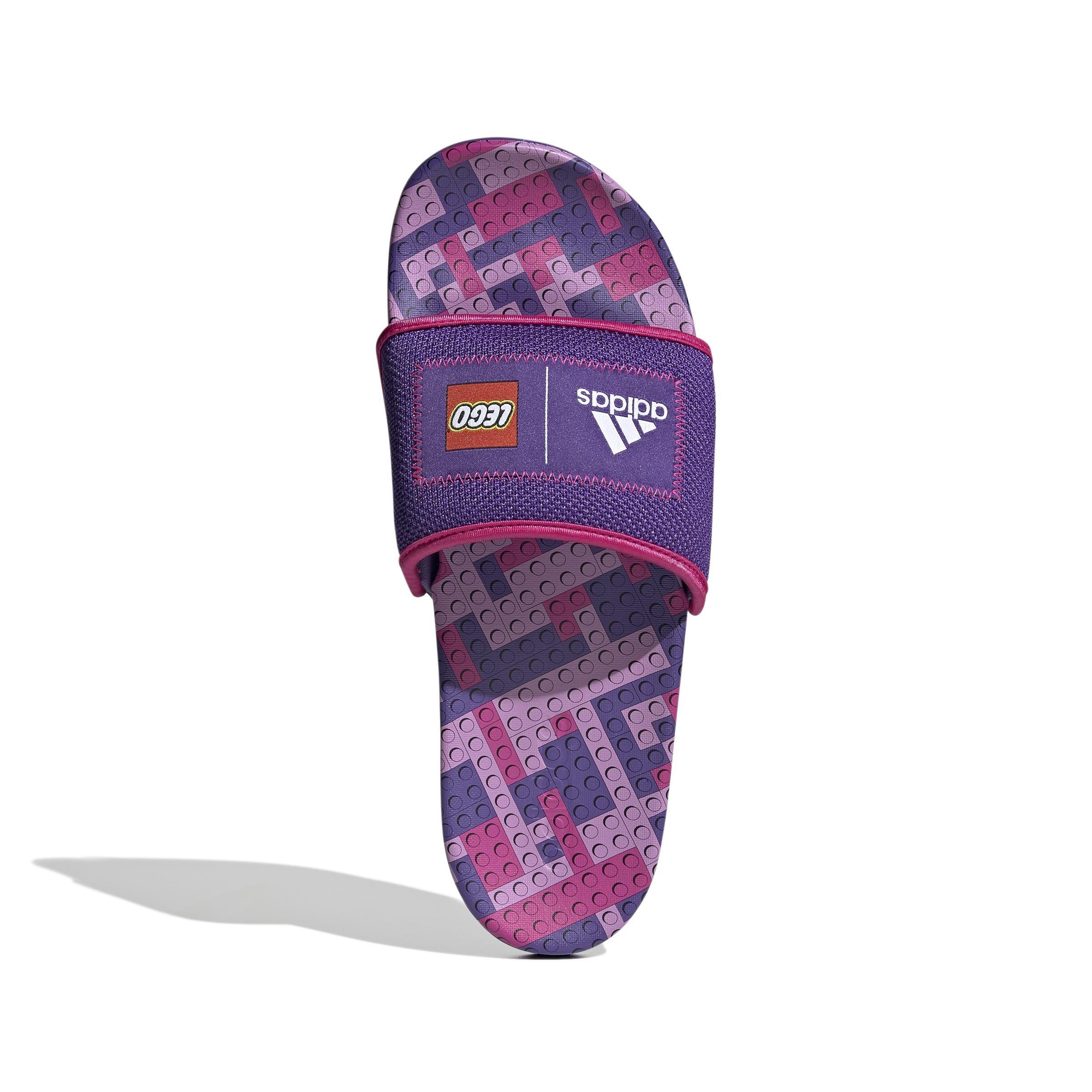 Unisex Adilette Comfort X Lego Slides, Purple, A901_ONE, large image number 16