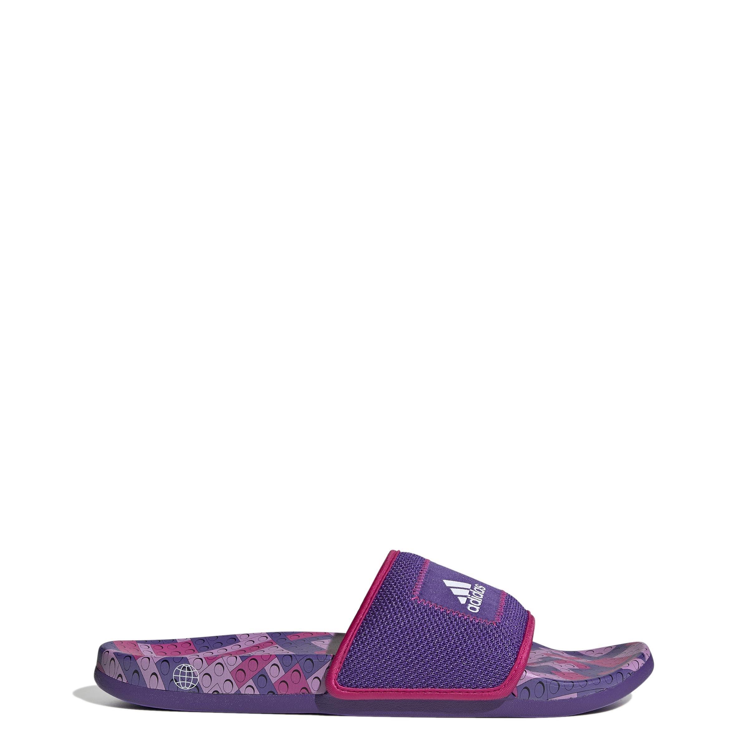 Unisex Adilette Comfort X Lego Slides, Purple, A901_ONE, large image number 18