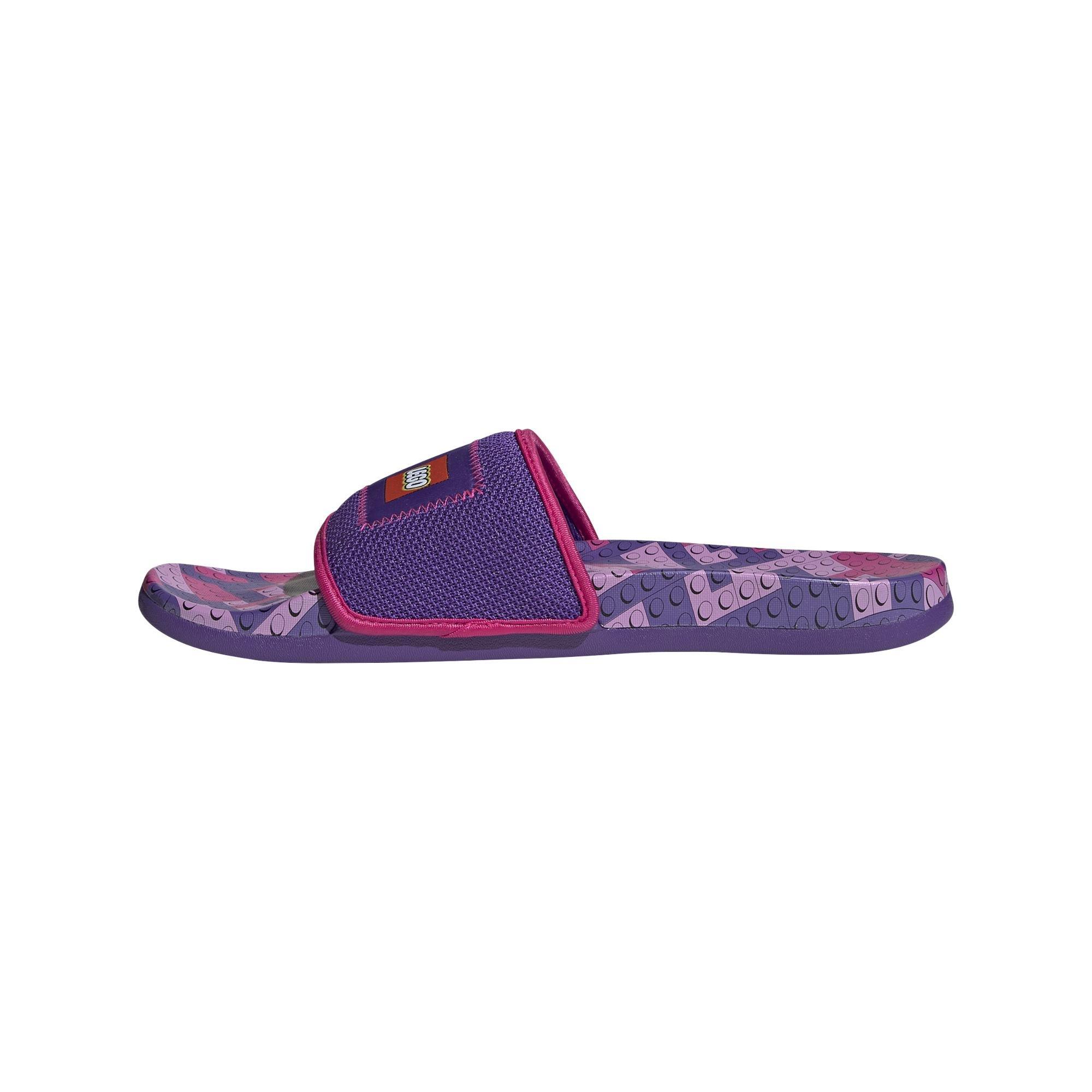 Unisex Adilette Comfort X Lego Slides, Purple, A901_ONE, large image number 22