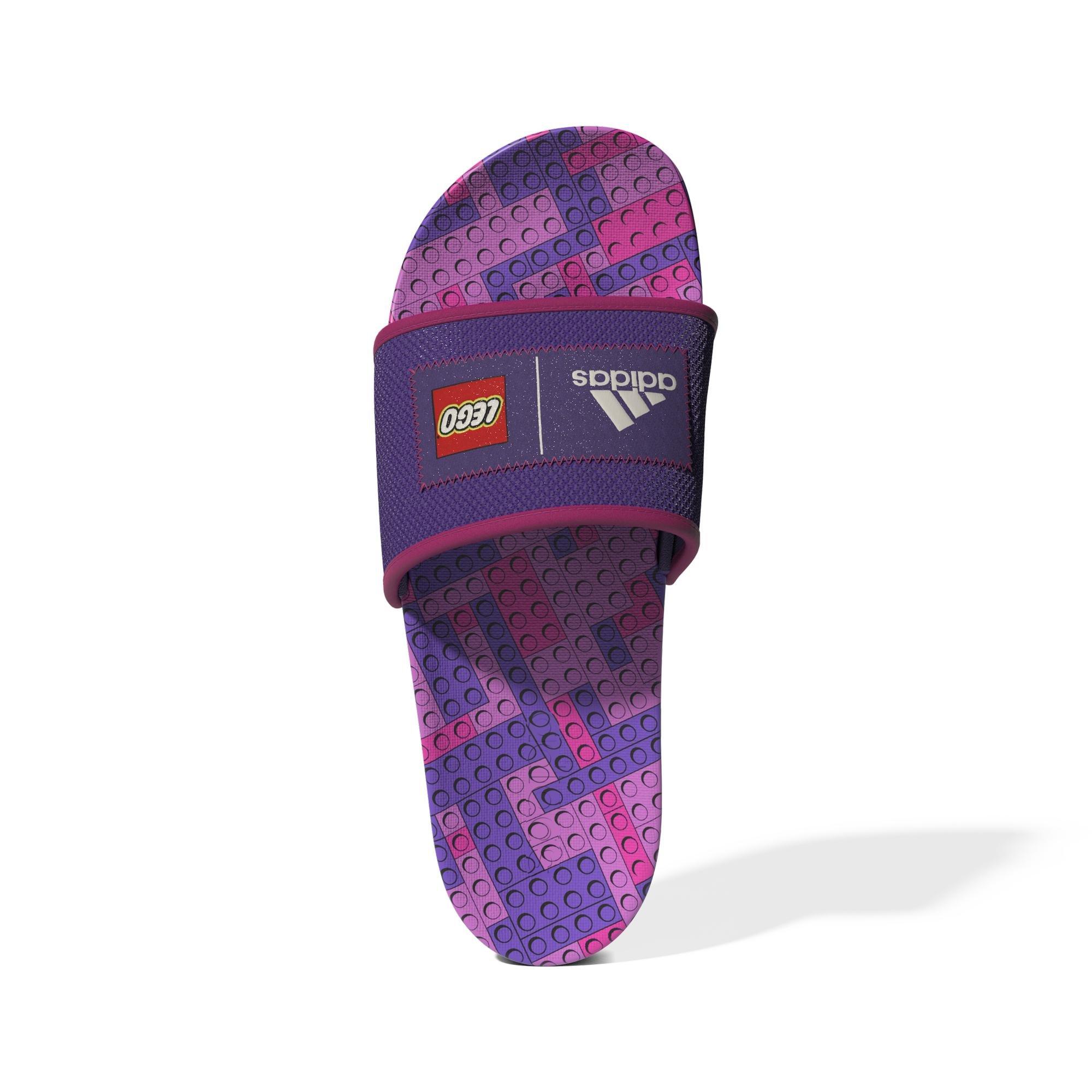 Unisex Adilette Comfort X Lego Slides, Purple, A901_ONE, large image number 26