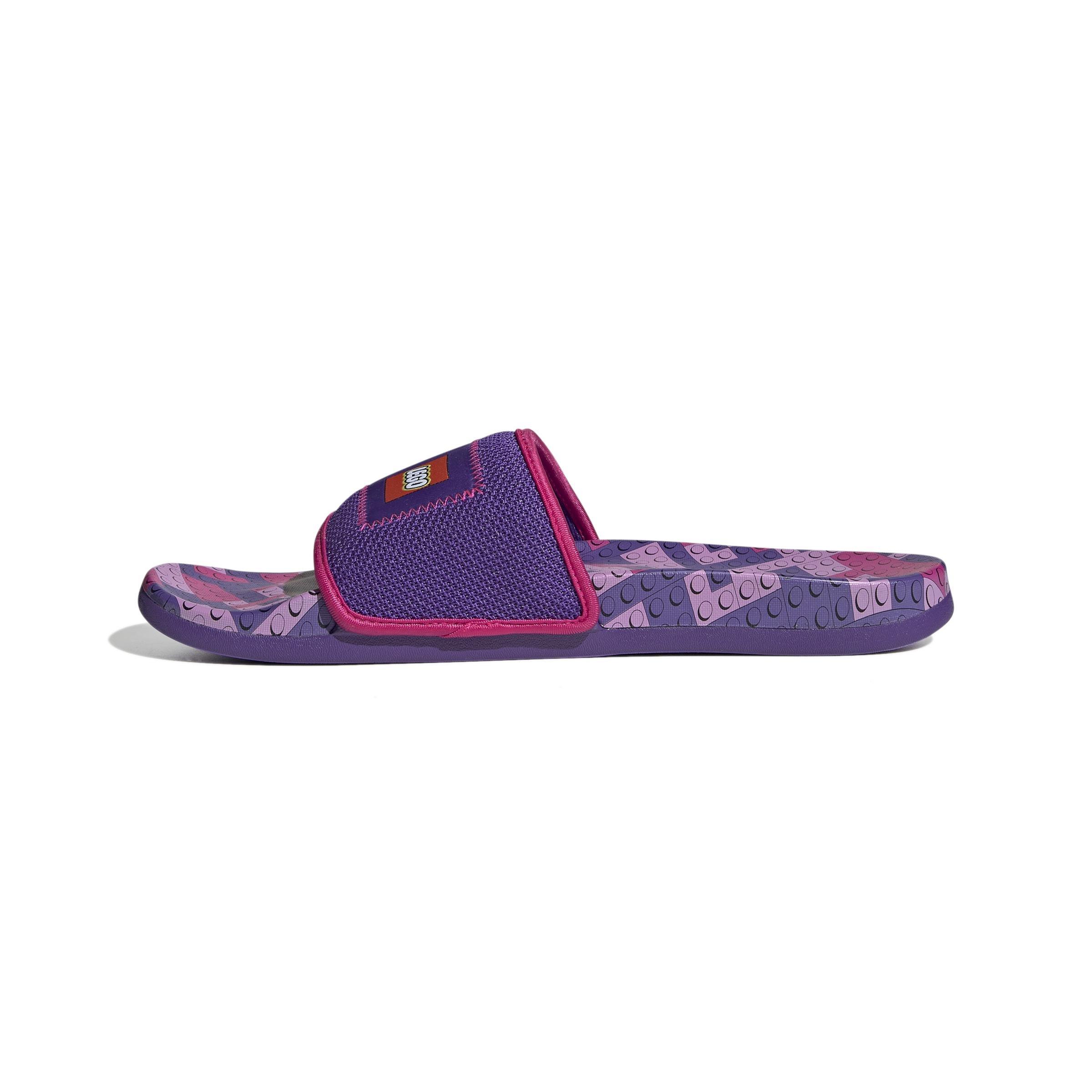 Unisex Adilette Comfort X Lego Slides, Purple, A901_ONE, large image number 34