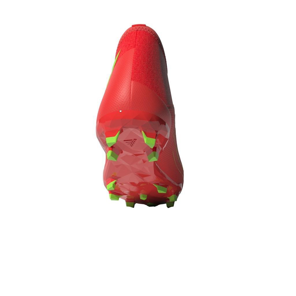 Unisex Kids Predator Edge.3 Firm Ground Boots, Red, A901_ONE, large image number 8