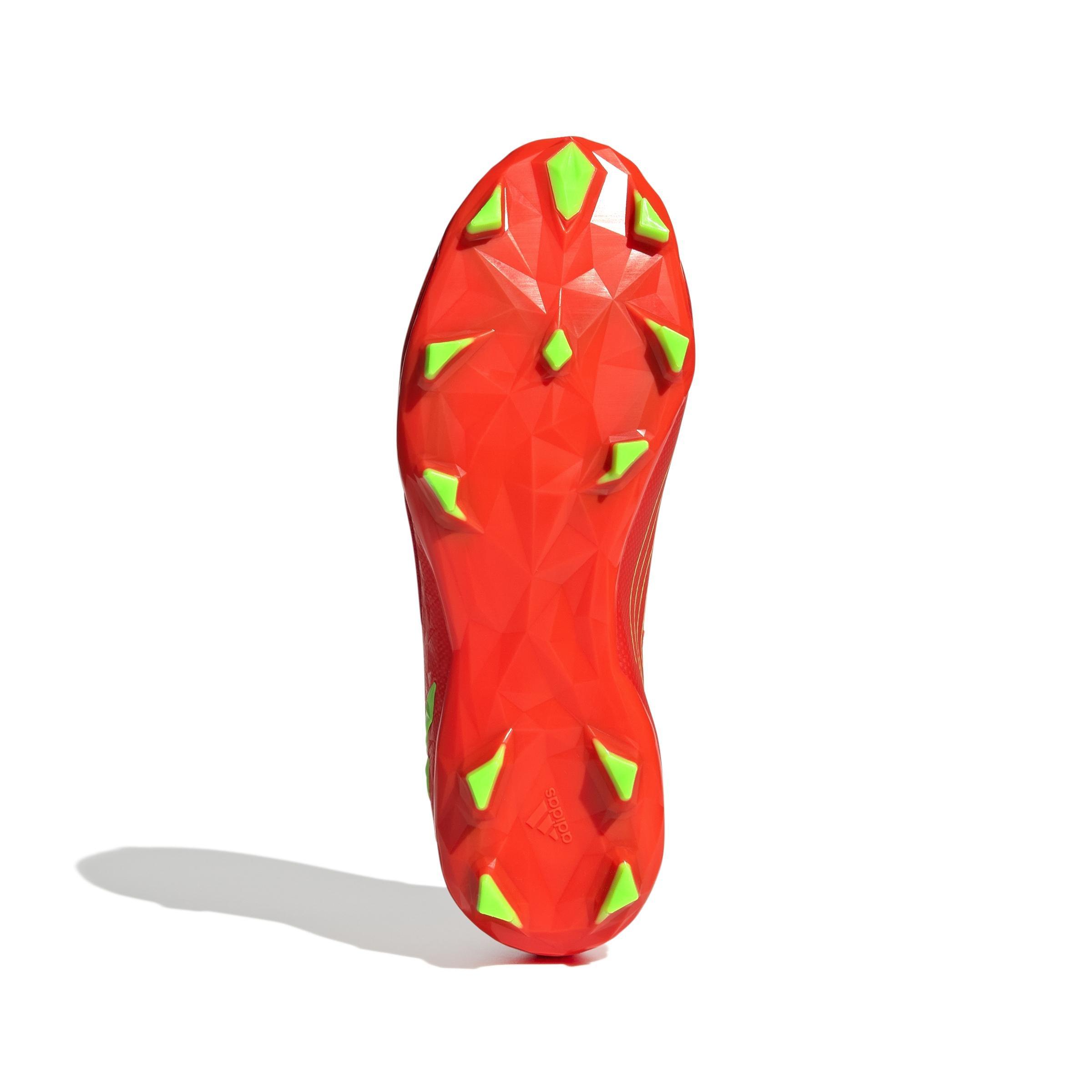 Unisex Kids Predator Edge.3 Firm Ground Boots, Red, A901_ONE, large image number 14