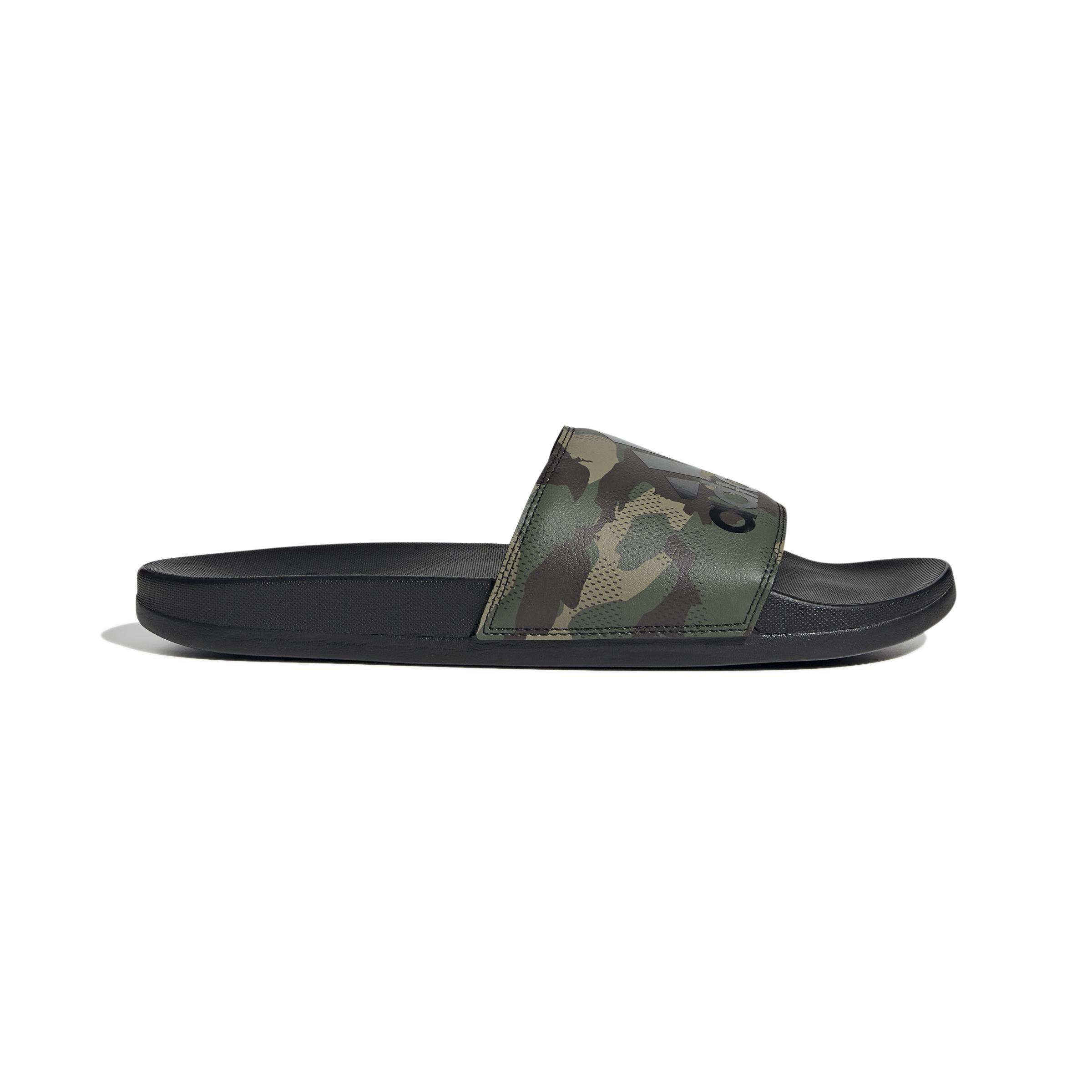 Black adidas cloudfoam shop slides