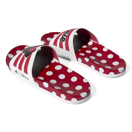 Women Adilette Comfort Minnie Mouse Slides Ftwr, White, A901_ONE, large image number 6