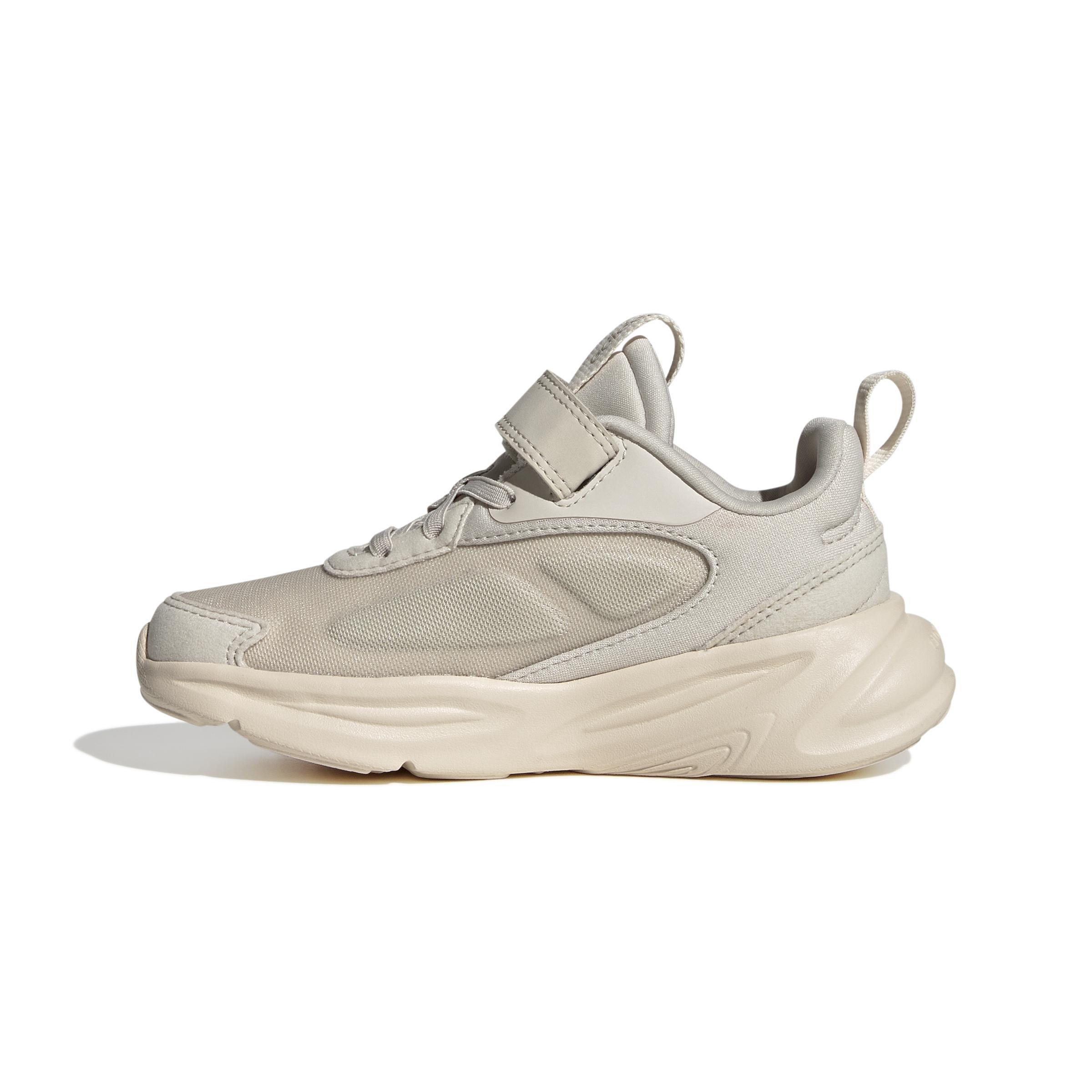 Unisex Kids Ozelle Running Lifestyle Elastic Lace With Top Strap Shoes, Beige, A901_ONE, large image number 6