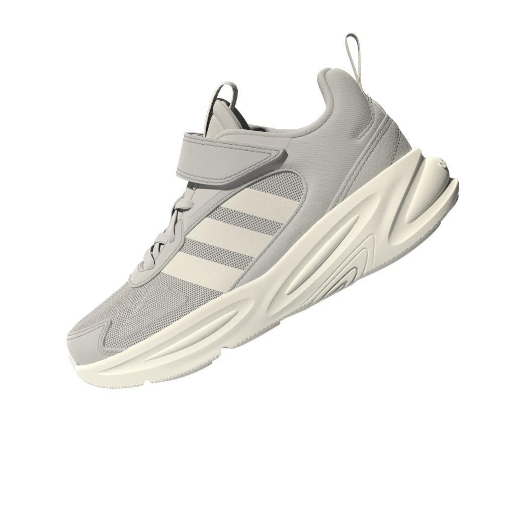 Unisex Kids Ozelle Running Lifestyle Elastic Lace With Top Strap Shoes, Beige, A901_ONE, large image number 8