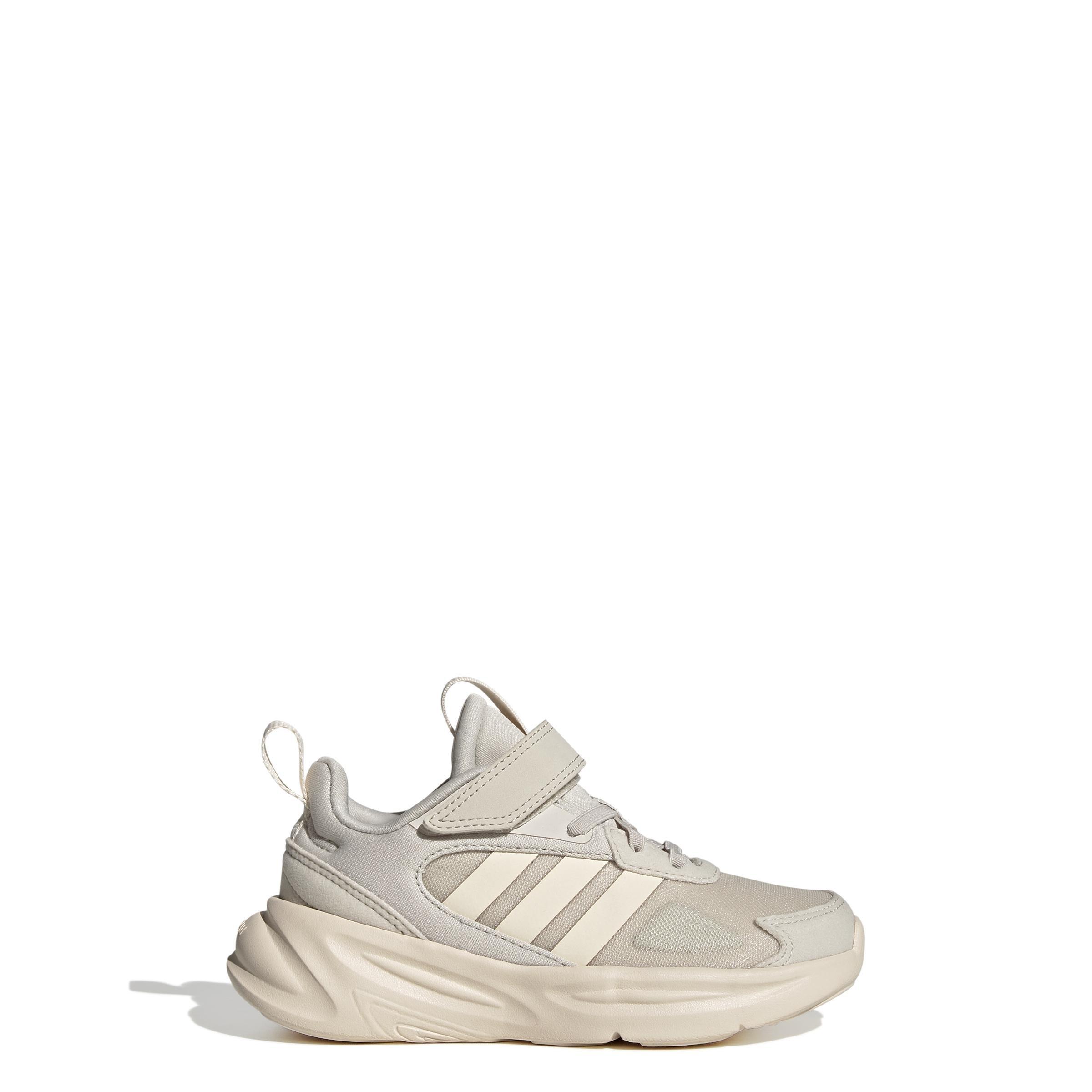 Unisex Kids Ozelle Running Lifestyle Elastic Lace With Top Strap Shoes, Beige, A901_ONE, large image number 10