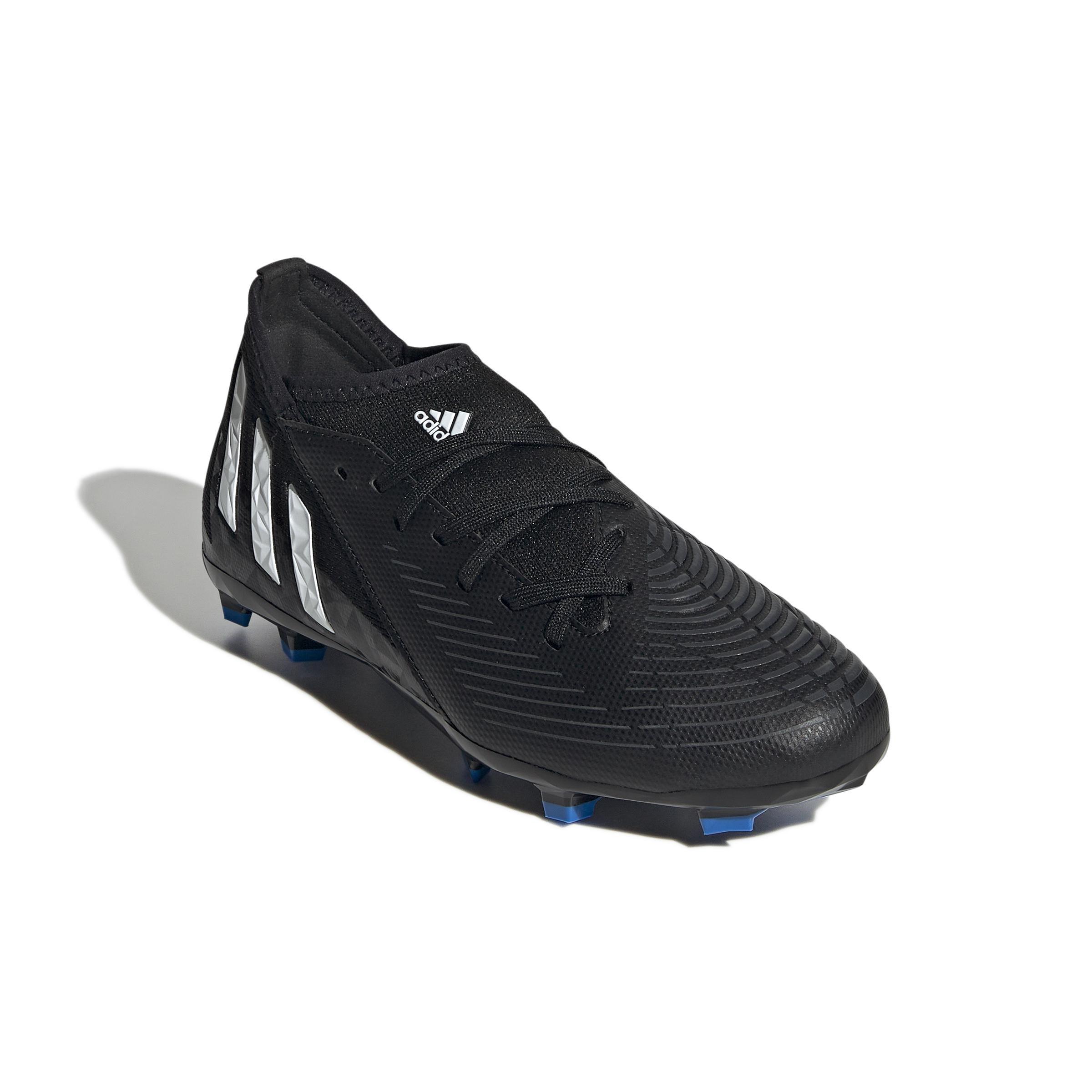 Unisex Kids Predator Edge.3 Firm Ground Boots, Black, A901_ONE, large image number 0