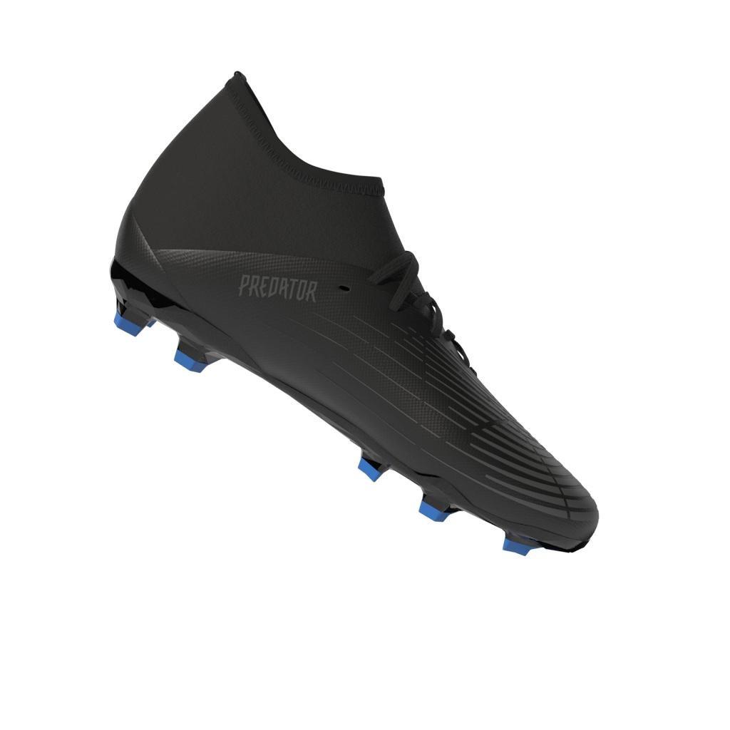 Unisex Kids Predator Edge.3 Firm Ground Boots, Black, A901_ONE, large image number 9