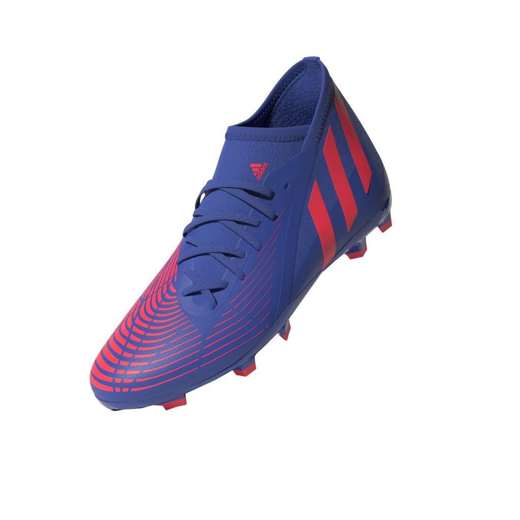 Unisex Kids Predator Edge.3 Firm Ground Boots, Blue, A901_ONE, large image number 6