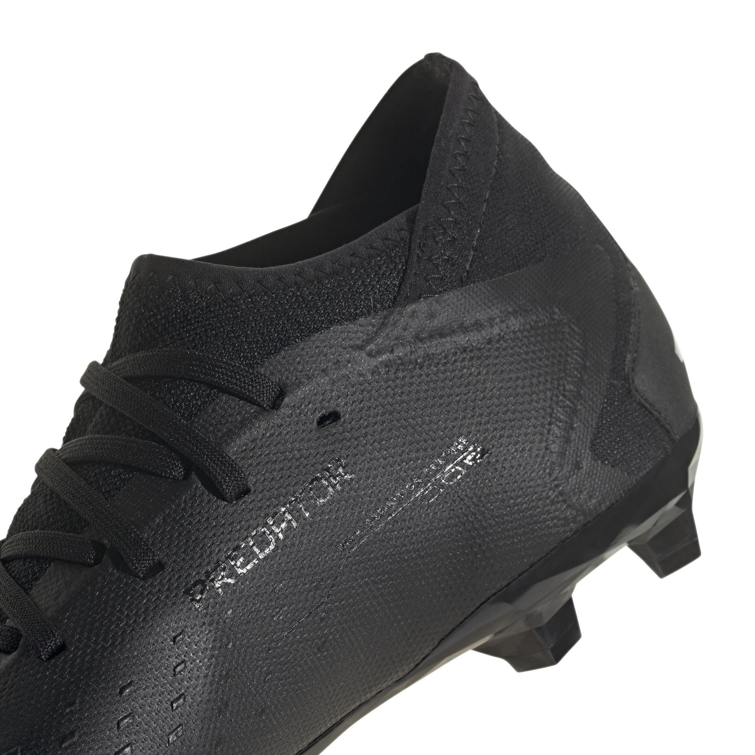Unisex Predator Accuracy.3 Firm Ground Boots, Black, , large image number 2