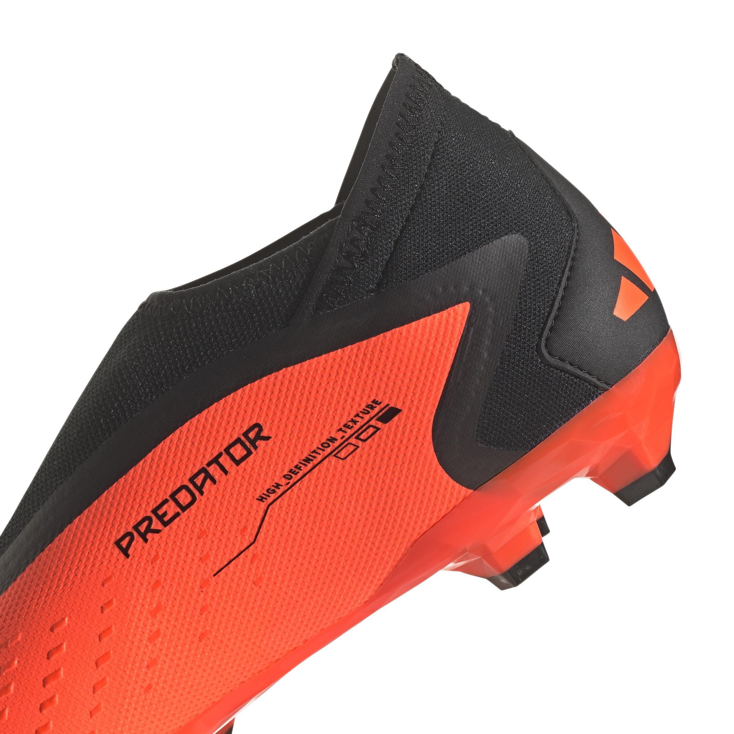 Unisex Predator Accuracy.3 Laceless Firm Ground Boots, Orange, A901_ONE, large image number 4