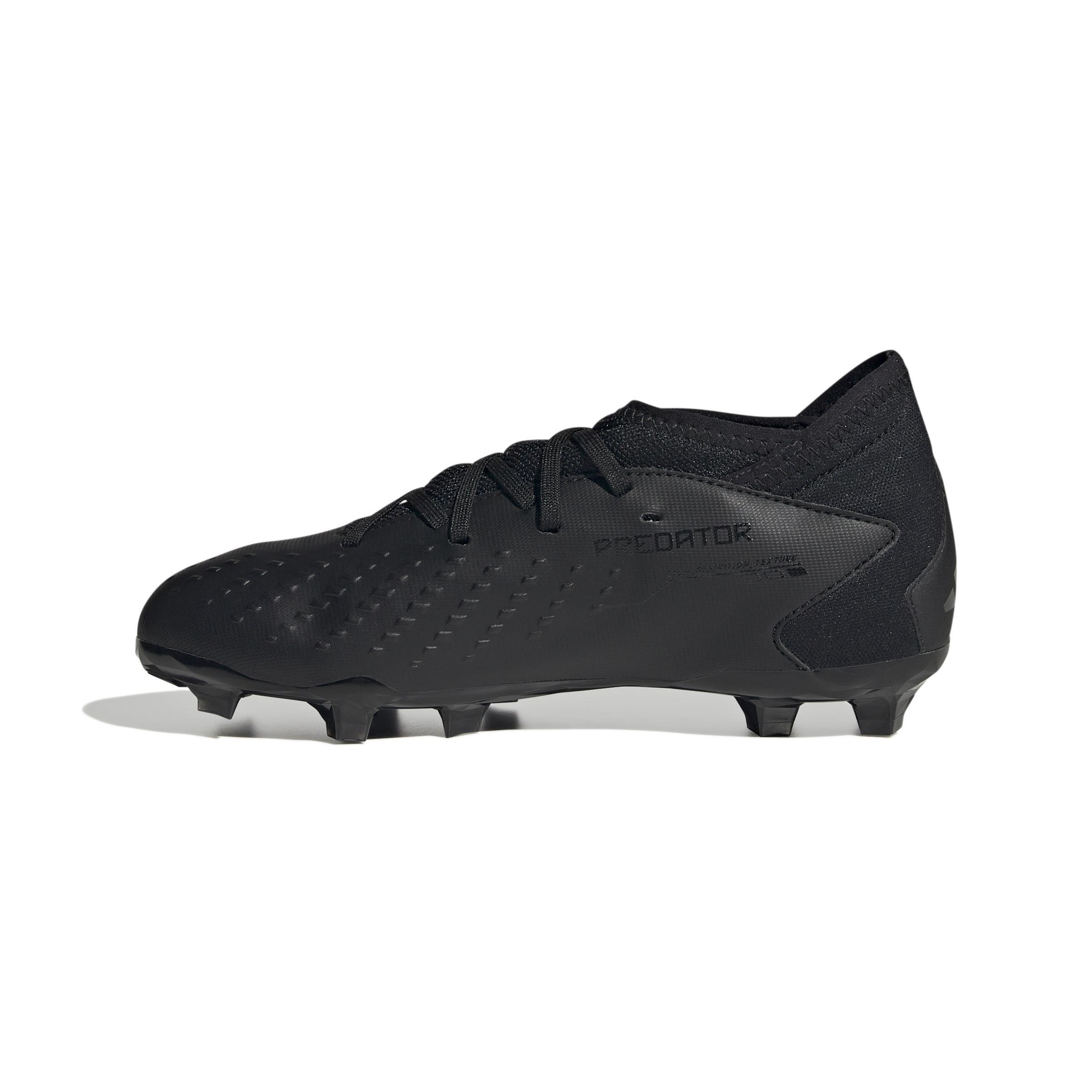 Unisex Kids Predator Accuracy.3 Firm Ground Boots, Black, , large image number 7