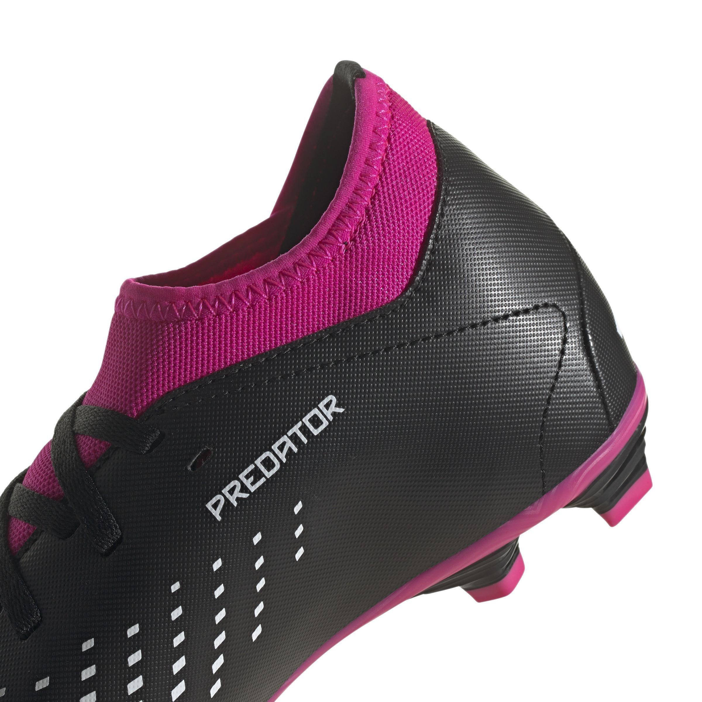 Unisex Kids Predator Accuracy.4 Sock Flexible Ground Boots, Black, , large image number 3