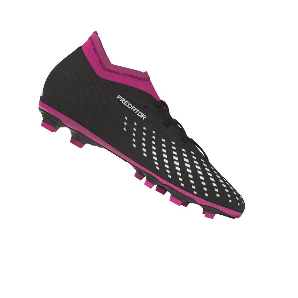 Unisex Kids Predator Accuracy.4 Sock Flexible Ground Boots, Black, , large image number 6