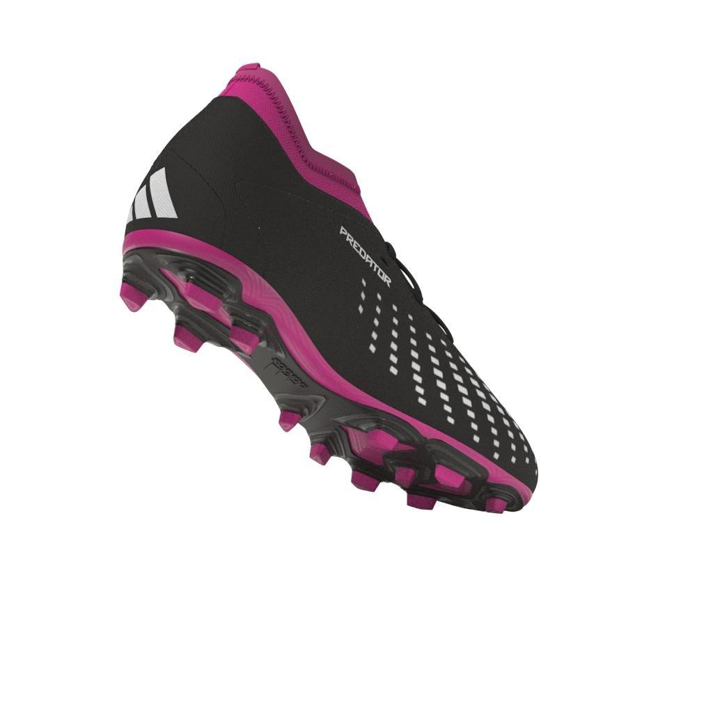Unisex Kids Predator Accuracy.4 Sock Flexible Ground Boots, Black, , large image number 8