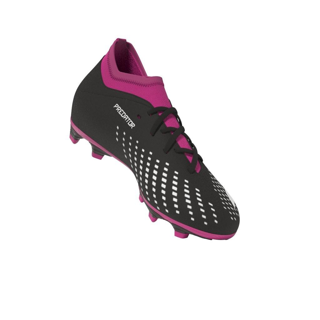 Unisex Kids Predator Accuracy.4 Sock Flexible Ground Boots, Black, , large image number 9