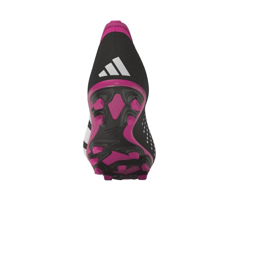 Unisex Kids Predator Accuracy.4 Sock Flexible Ground Boots, Black, , large image number 12