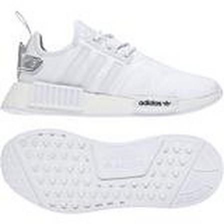 Women Nmd_R1 Shoes, White, A901_ONE, large image number 14