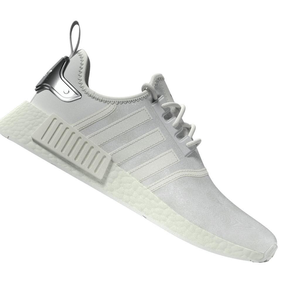 Adidas originals women's 2025 nmd_r1 shoes grey white