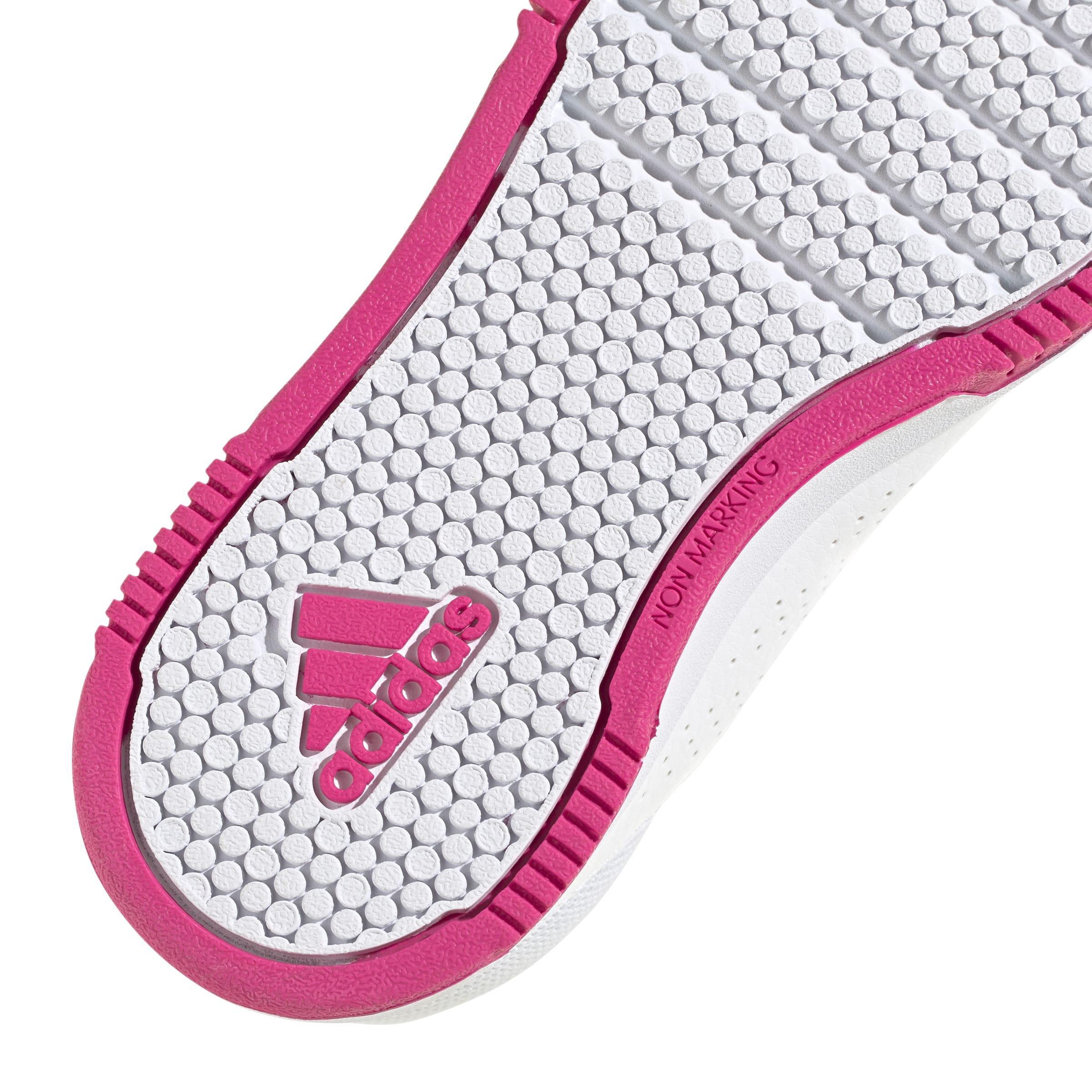 Unisex Kids Tensaur Hook And Loop Shoes, White, A901_ONE, large image number 5