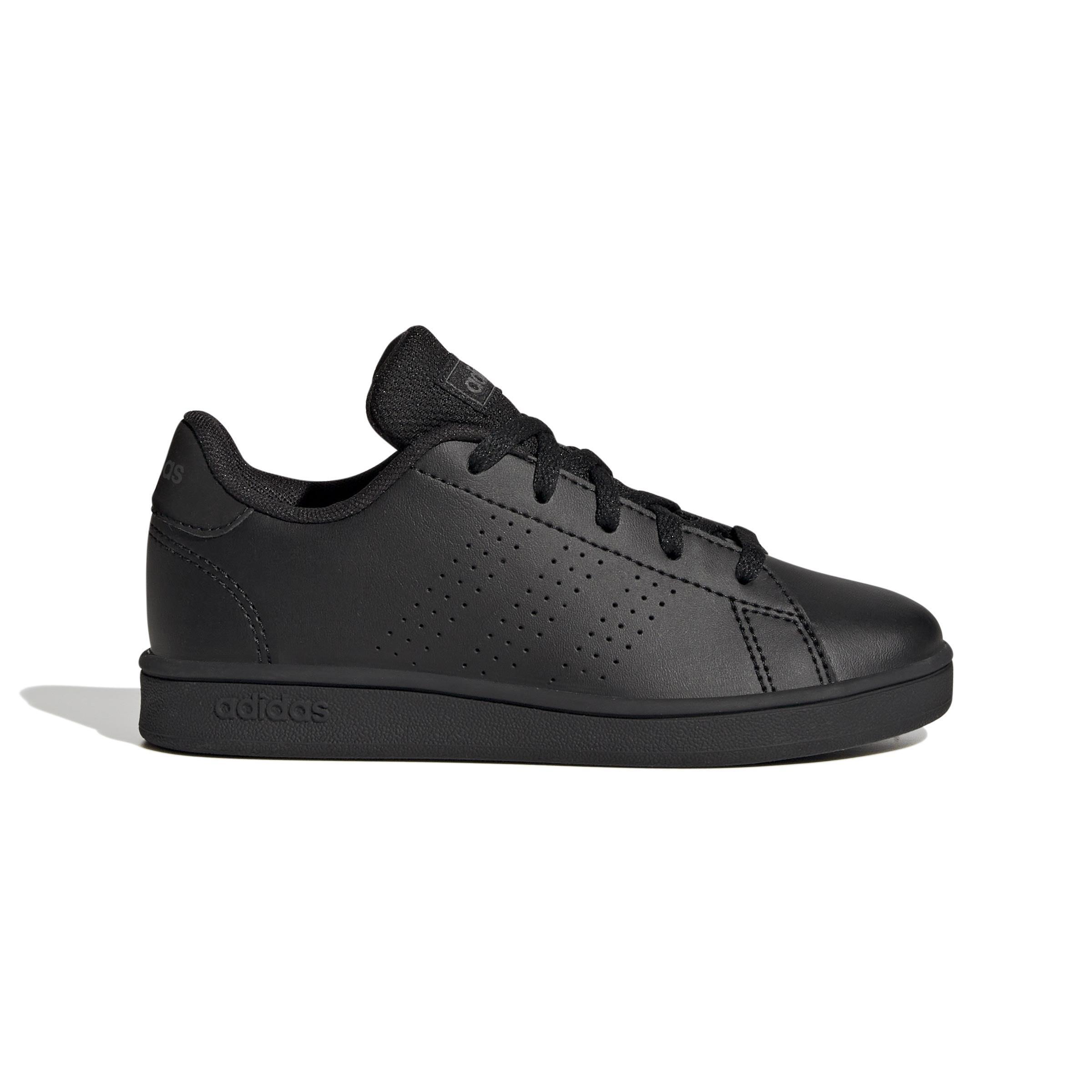 Unisex Kids Advantage Lifestyle Court Lace Shoes Core, Black, A901_ONE, large image number 0
