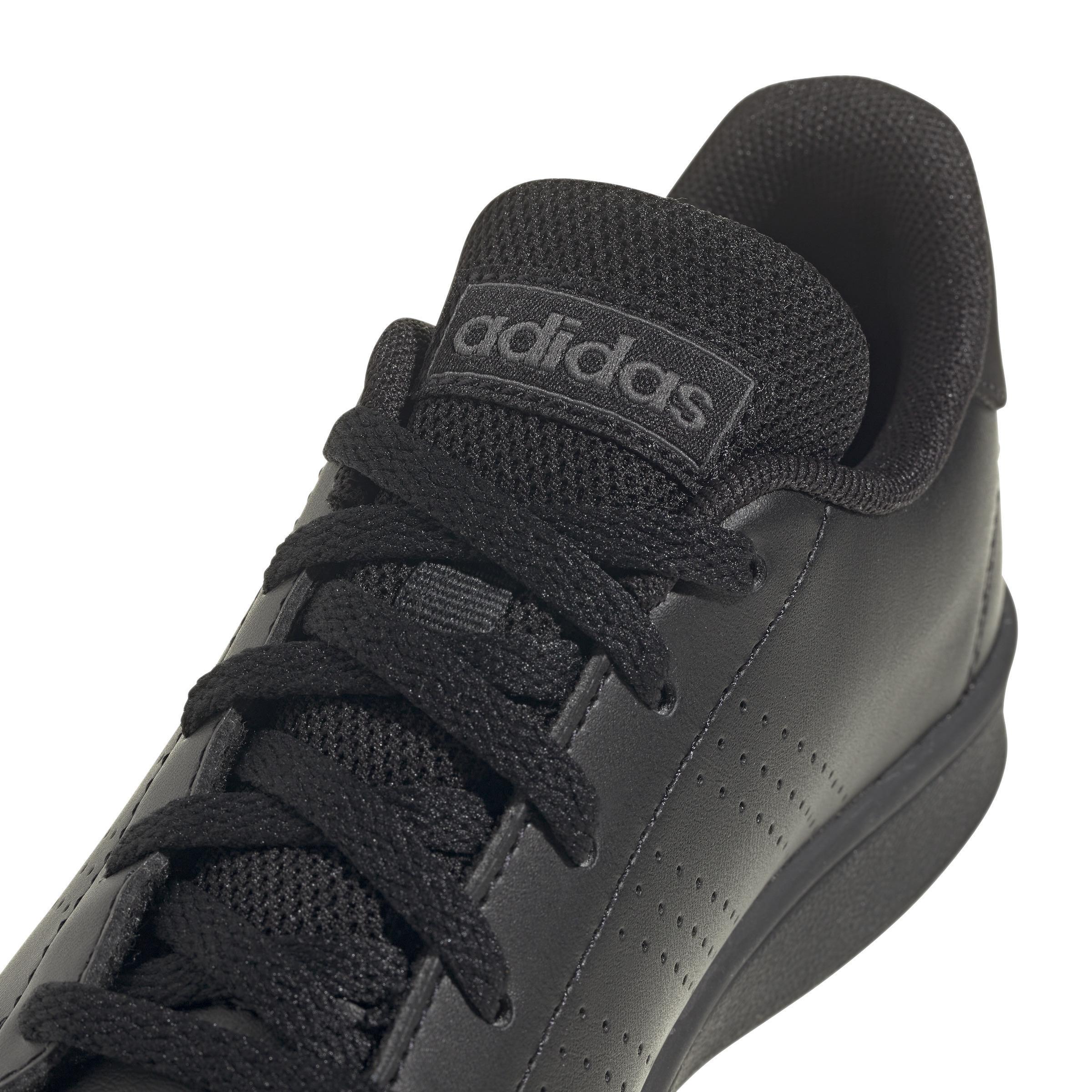 Unisex Kids Advantage Lifestyle Court Lace Shoes Core, Black, A901_ONE, large image number 4