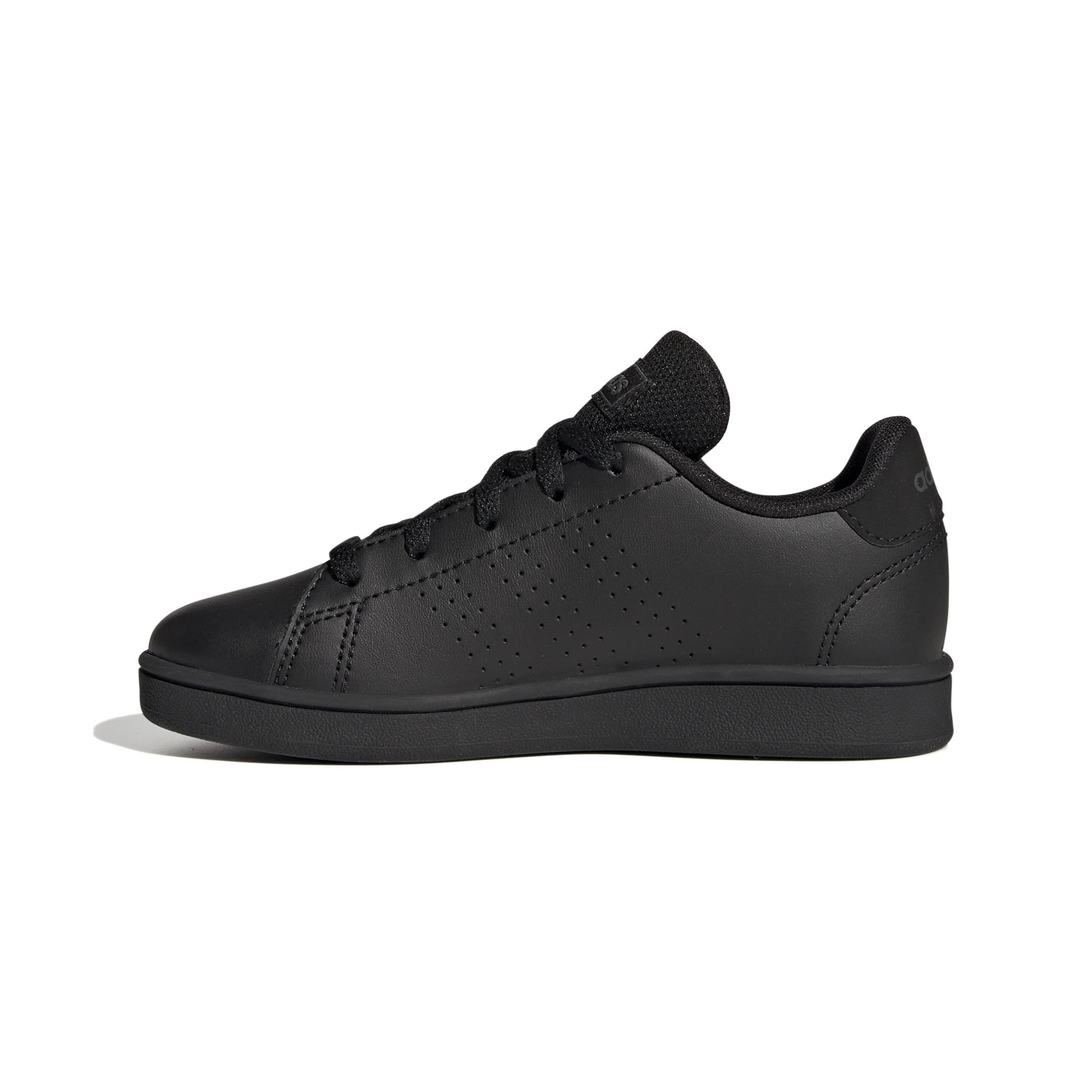 Unisex Kids Advantage Lifestyle Court Lace Shoes Core, Black, A901_ONE, large image number 6