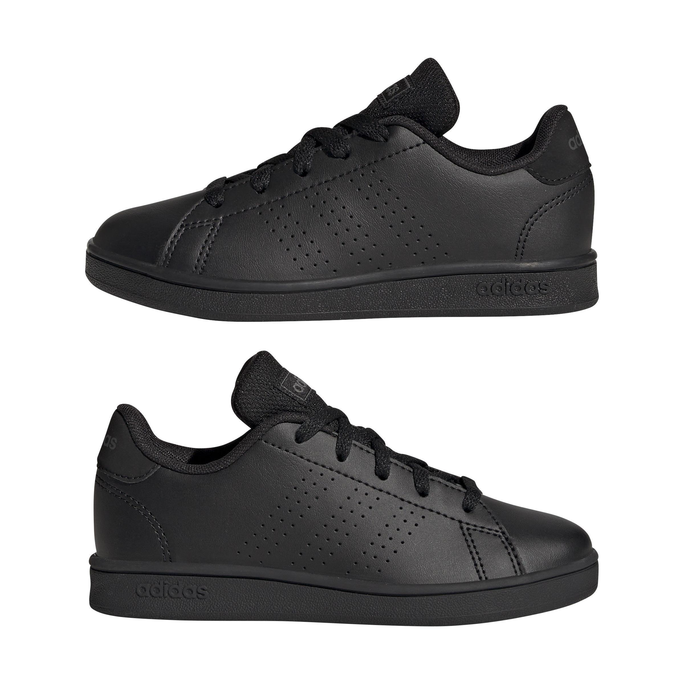 Unisex Kids Advantage Lifestyle Court Lace Shoes Core, Black, A901_ONE, large image number 11