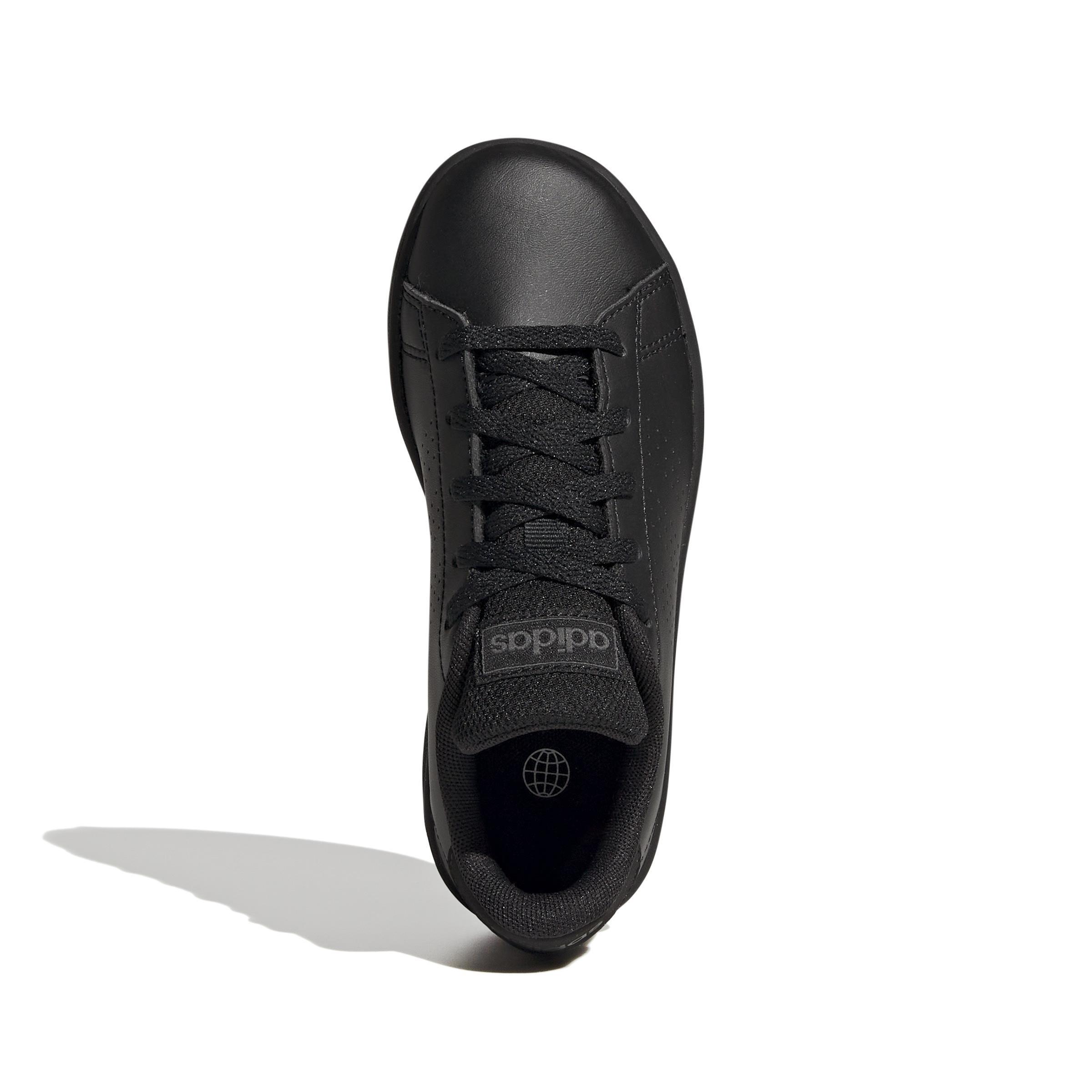 Unisex Kids Advantage Lifestyle Court Lace Shoes Core, Black, A901_ONE, large image number 12