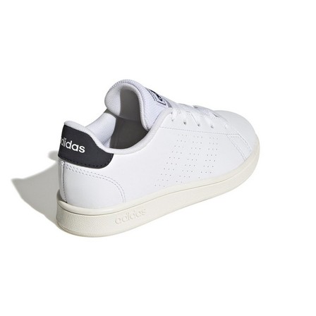 Kids Unisex Advantage Lifestyle Court Lace Shoes, White, A901_ONE, large image number 1