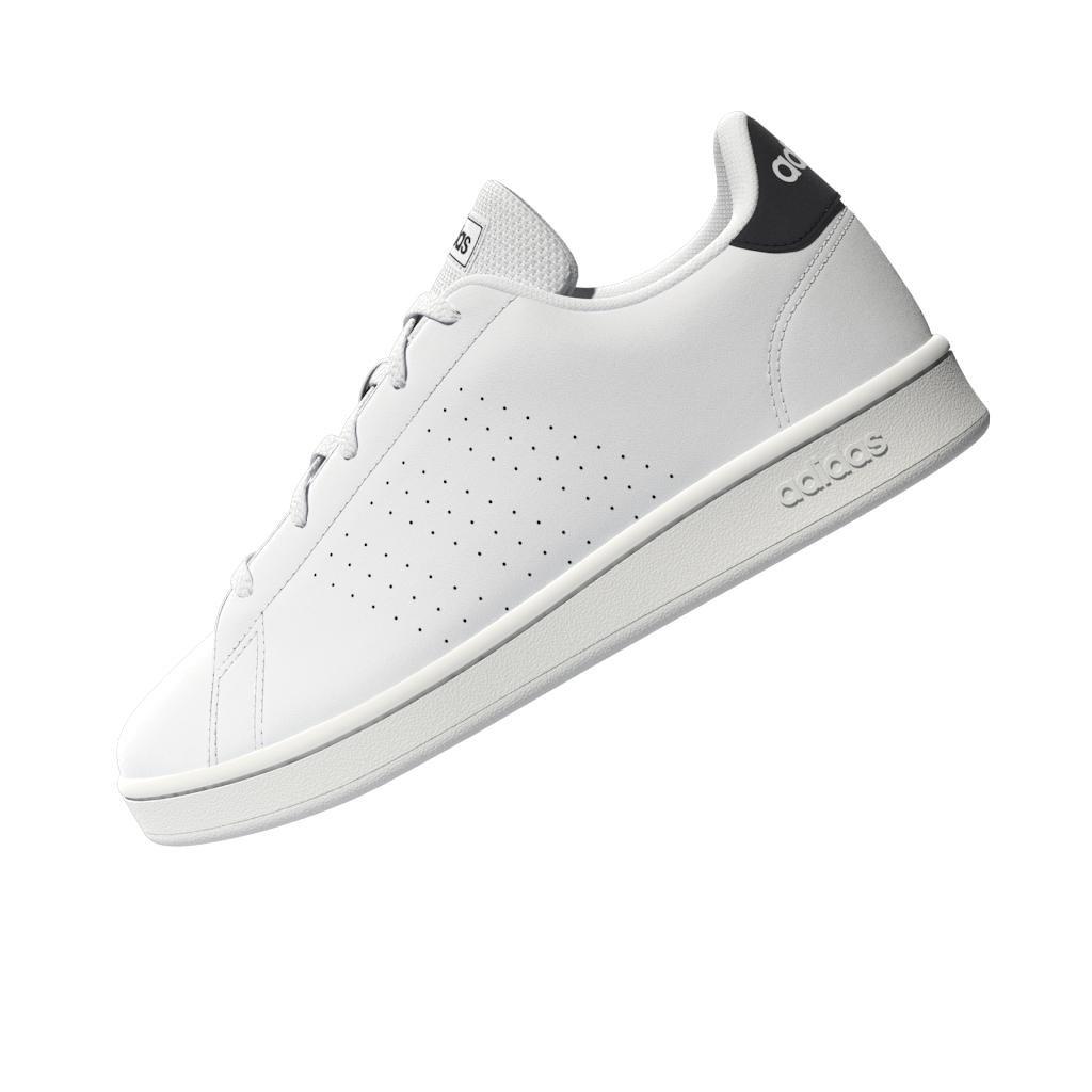 Unisex Kids Advantage Lifestyle Court Lace Shoes, White, A901_ONE, large image number 11