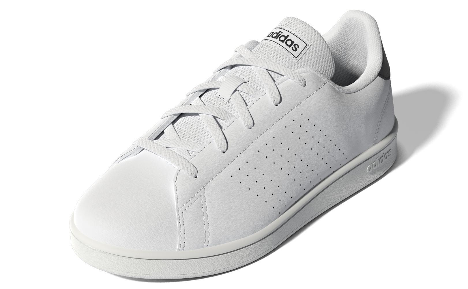 Unisex Kids Advantage Lifestyle Court Lace Shoes, White, A901_ONE, large image number 14