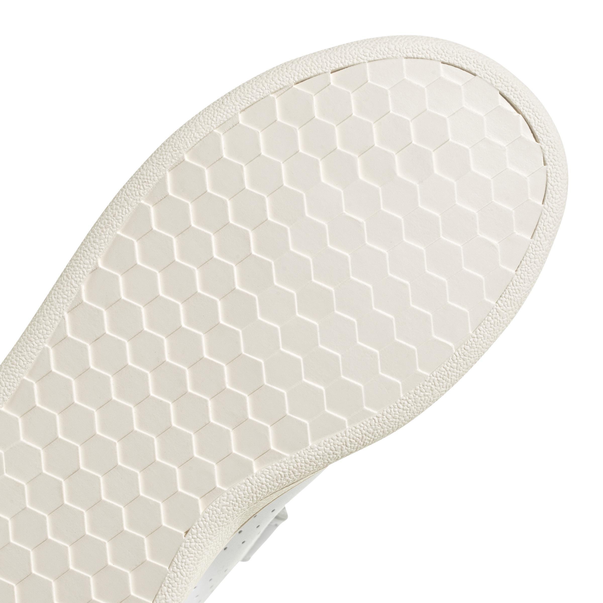 Unisex Kids Advantage Court Lifestyle Hook-and-Loop Shoes, White, A901_ONE, large image number 4