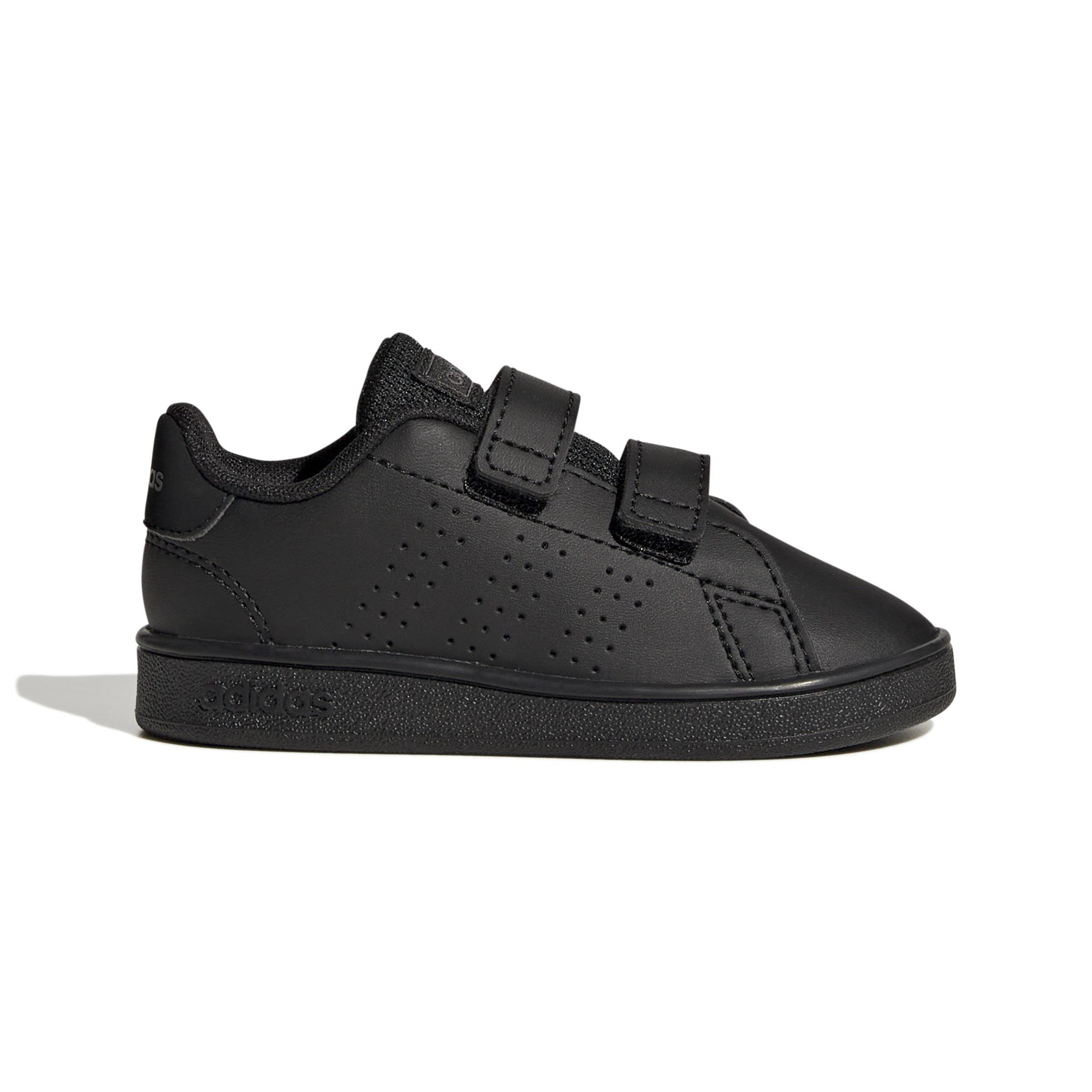 Unisex Kids Advantage Lifestyle Court Two Hook-And-Loop Shoes, Black, , large image number 0