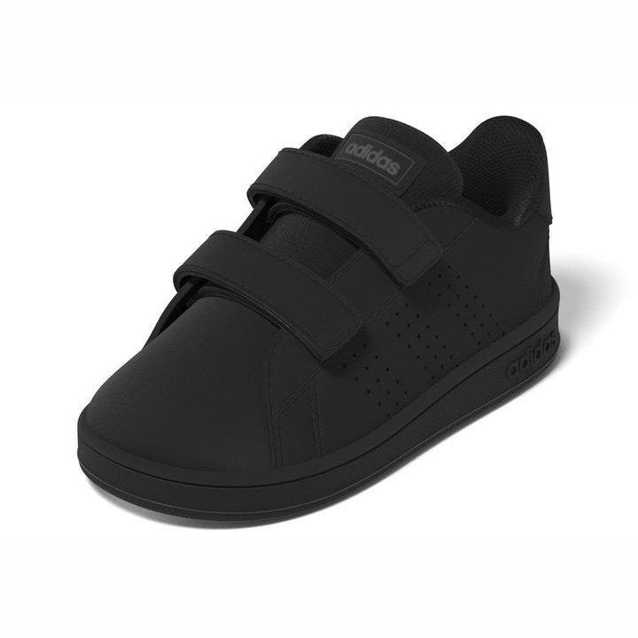 Kids Unisex Advantage Lifestyle Court Two Hook-And-Loop Shoes, Black, A901_ONE, large image number 1