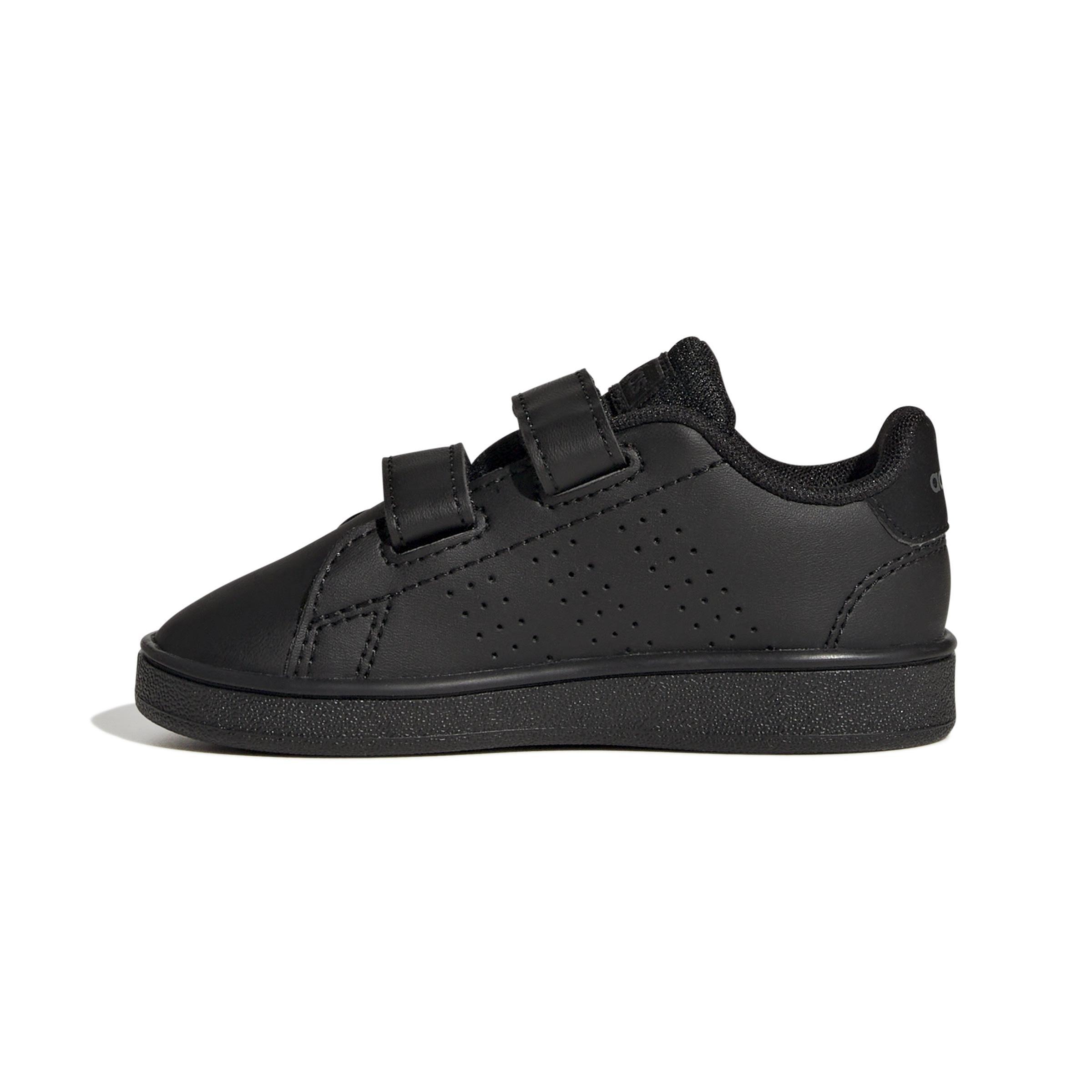 Kids Unisex Advantage Lifestyle Court Two Hook-And-Loop Shoes, Black, A901_ONE, large image number 2