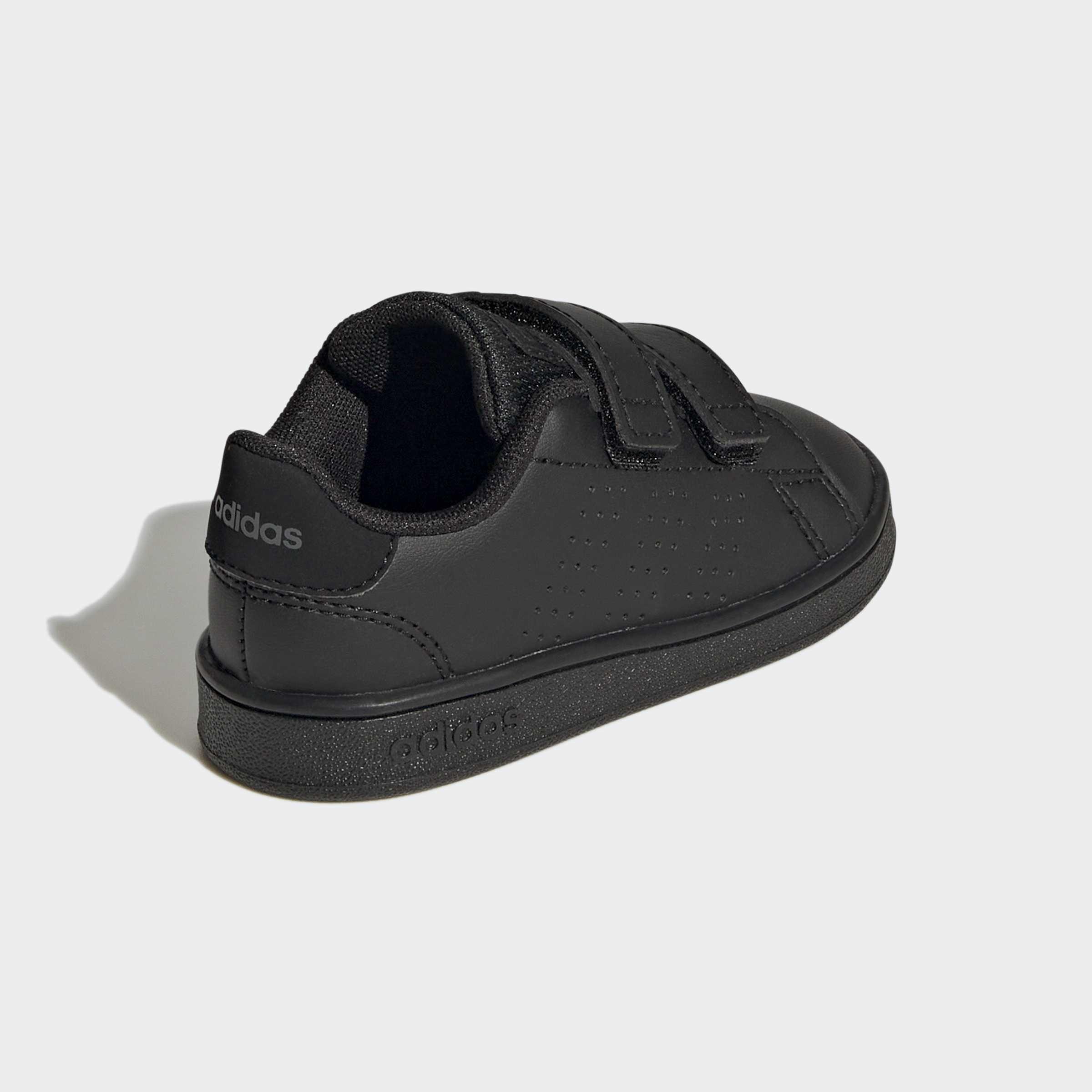 Kids Unisex Advantage Lifestyle Court Two Hook-and-Loop Shoes, Black, A901_ONE, large image number 3