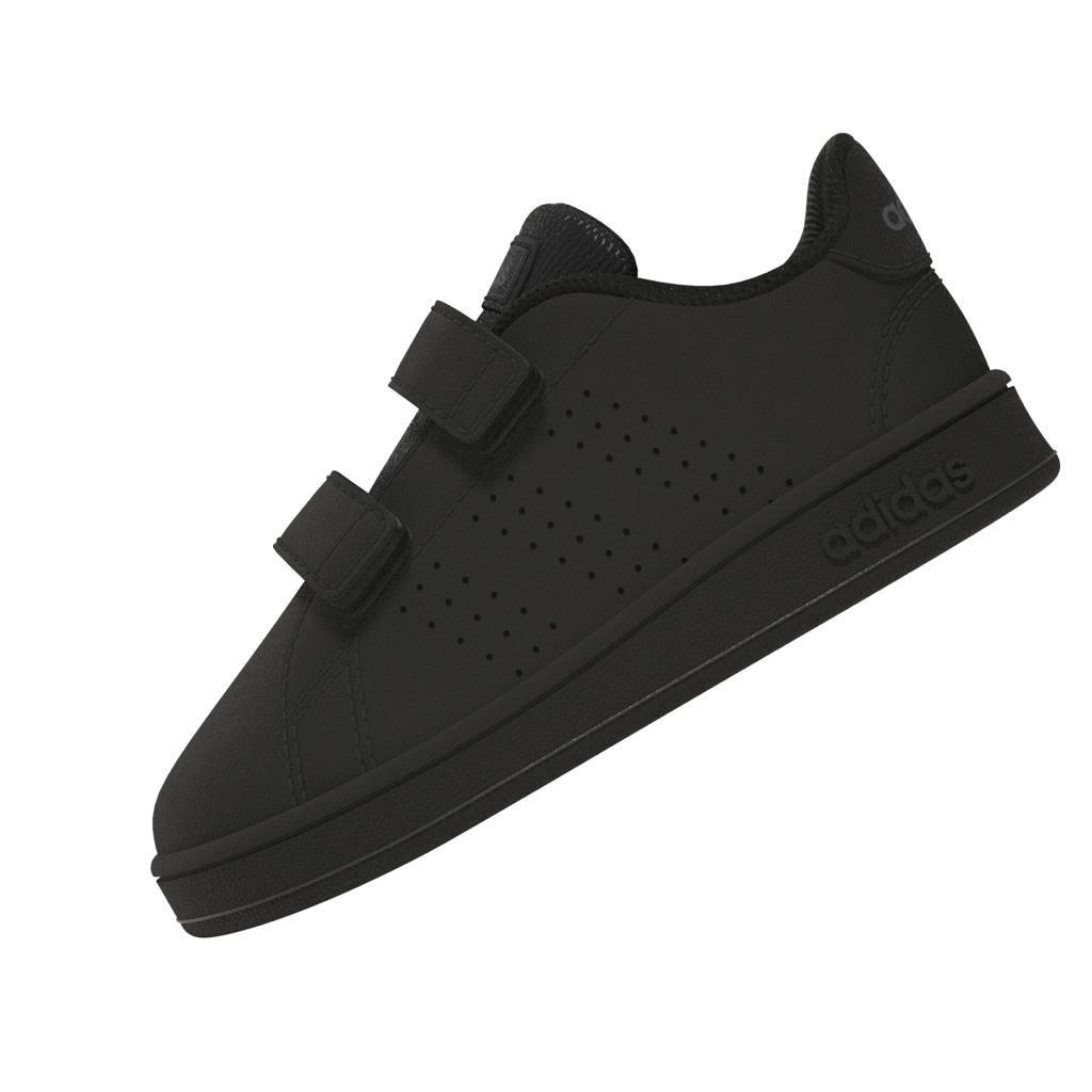 Unisex Kids Advantage Lifestyle Court Two Hook-And-Loop Shoes, Black, , large image number 4