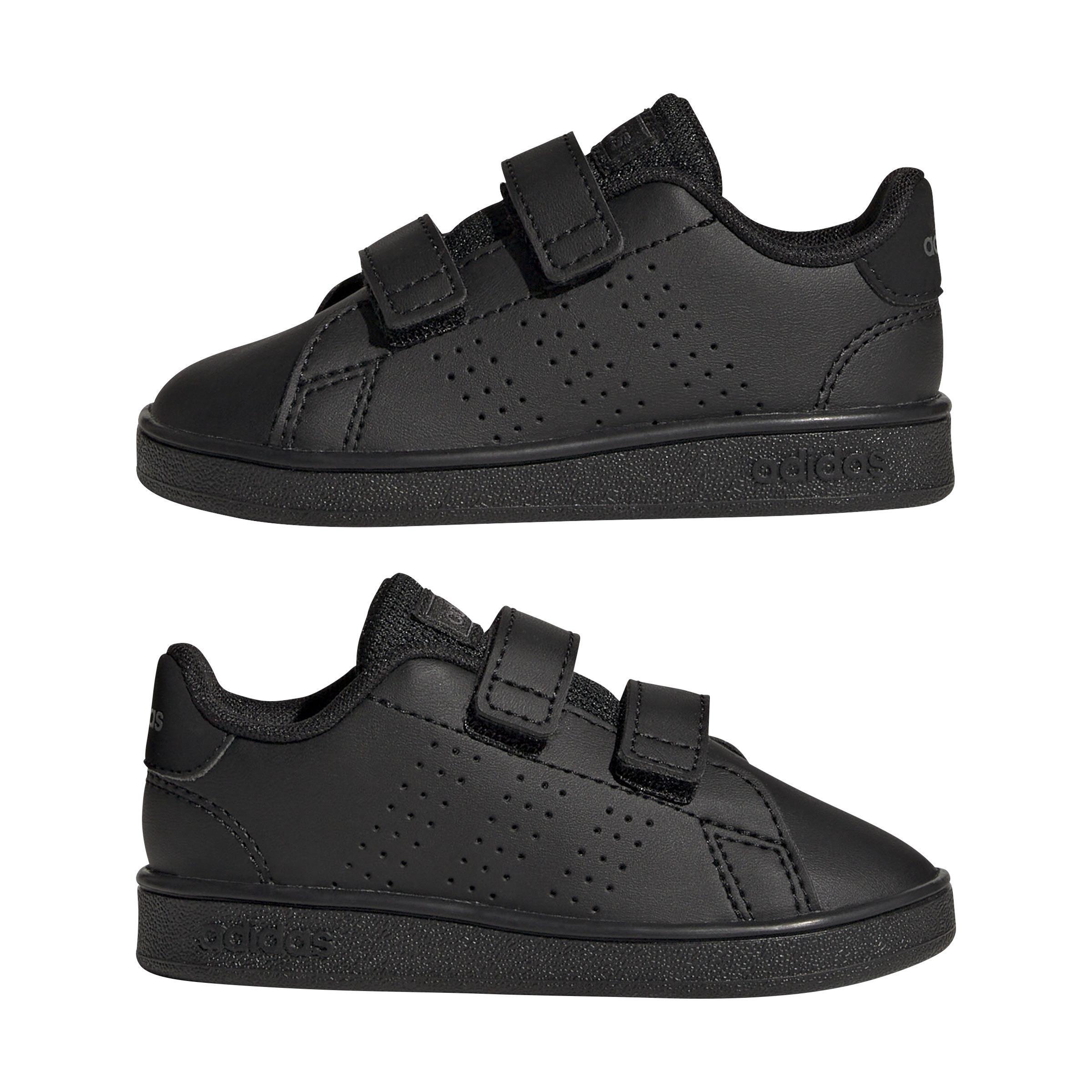 Unisex Kids Advantage Lifestyle Court Two Hook-And-Loop Shoes, Black, , large image number 6